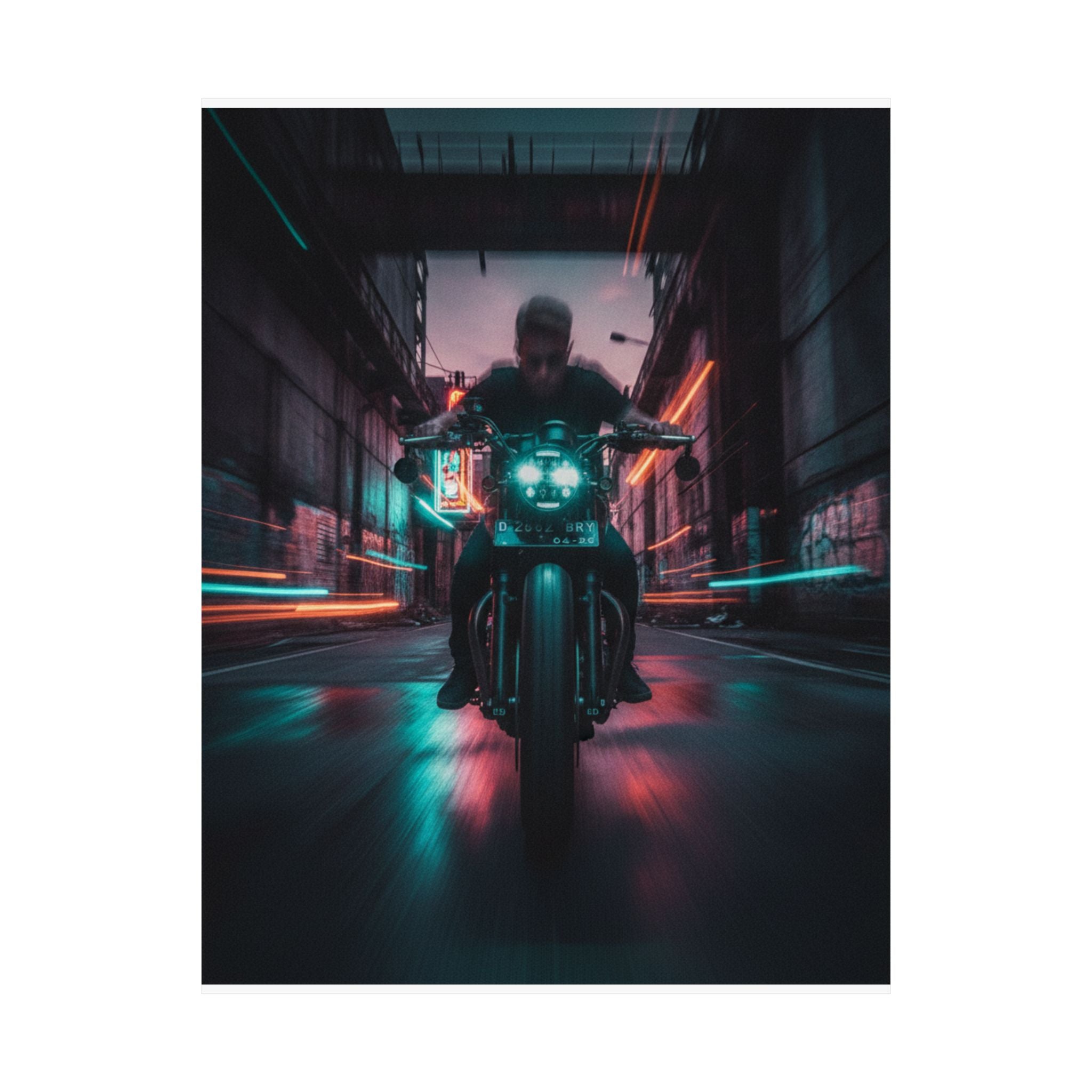 Fast Furious — Motorcycle — Matte Poster
