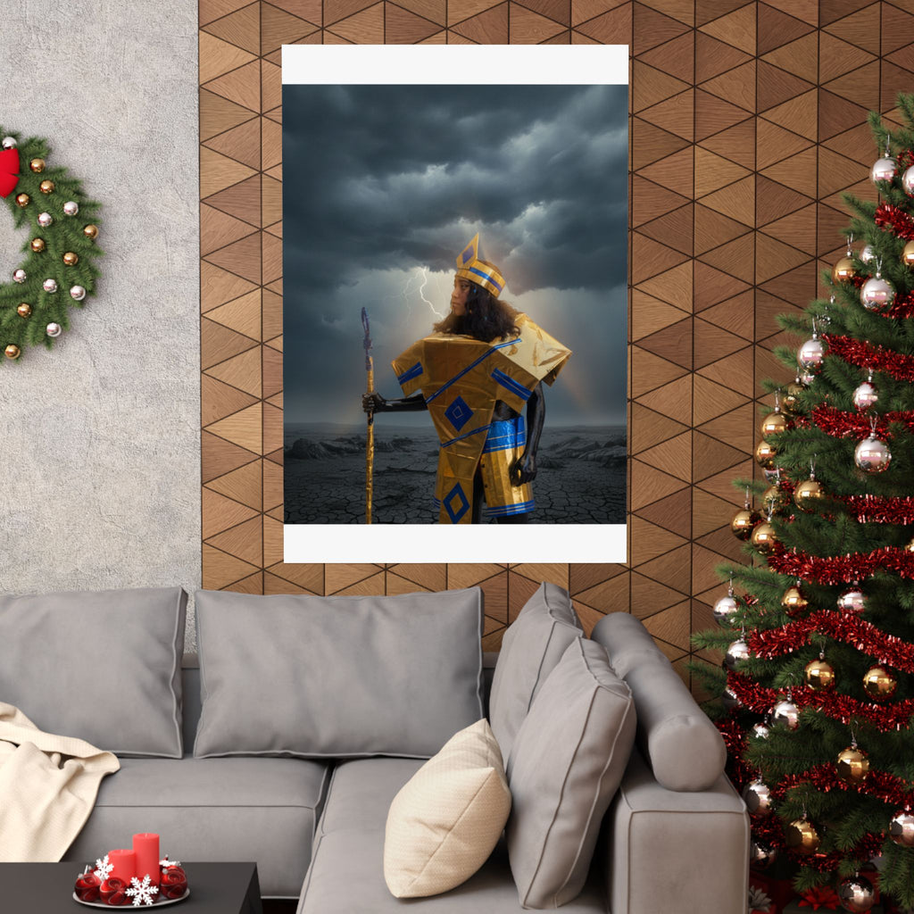 Dramatic Storm — Person — Matte Poster
