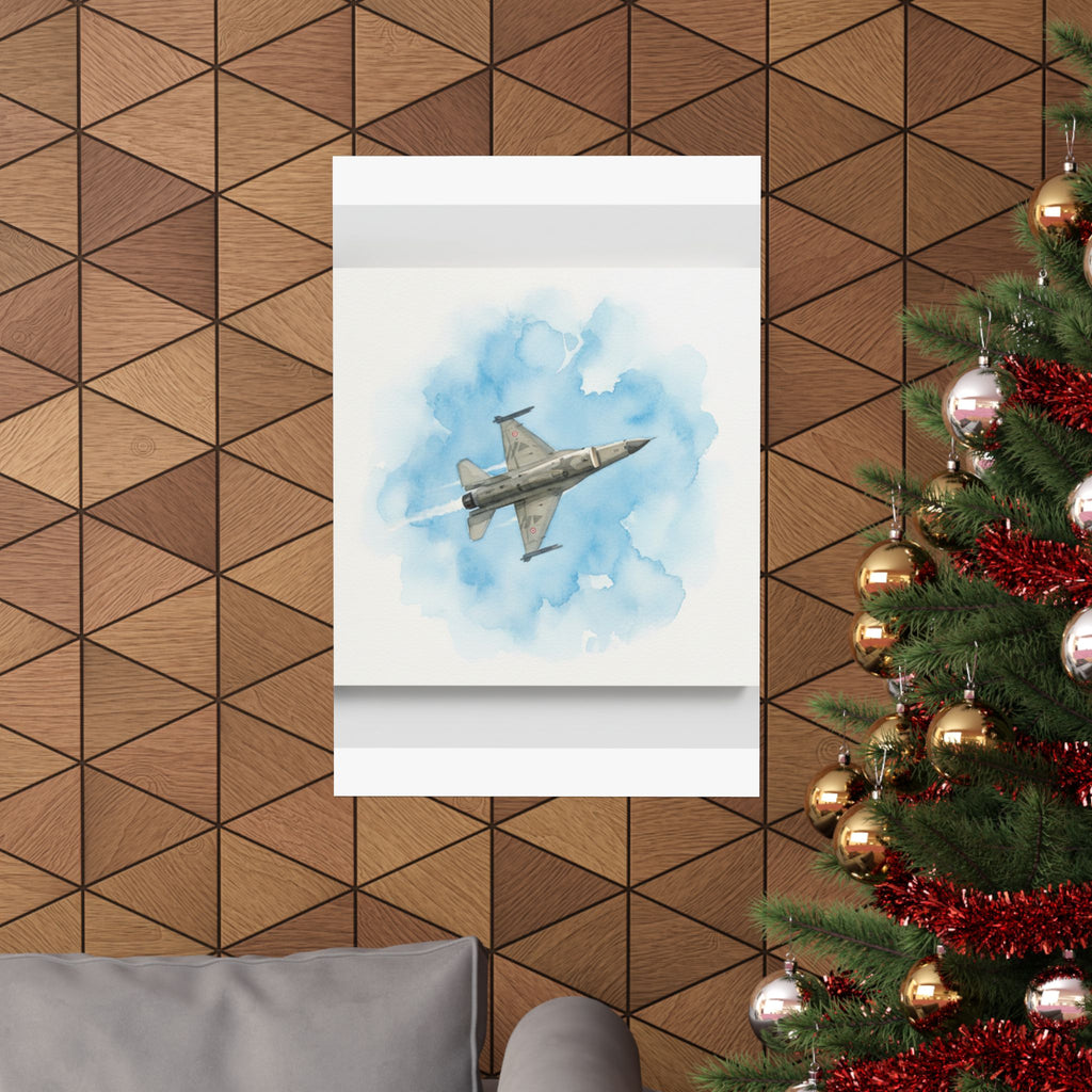 Watercolor — Aircraft — Matte Poster