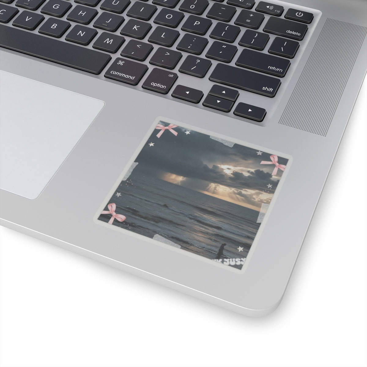Dramatic Storm — Person — Kiss-Cut Sticker