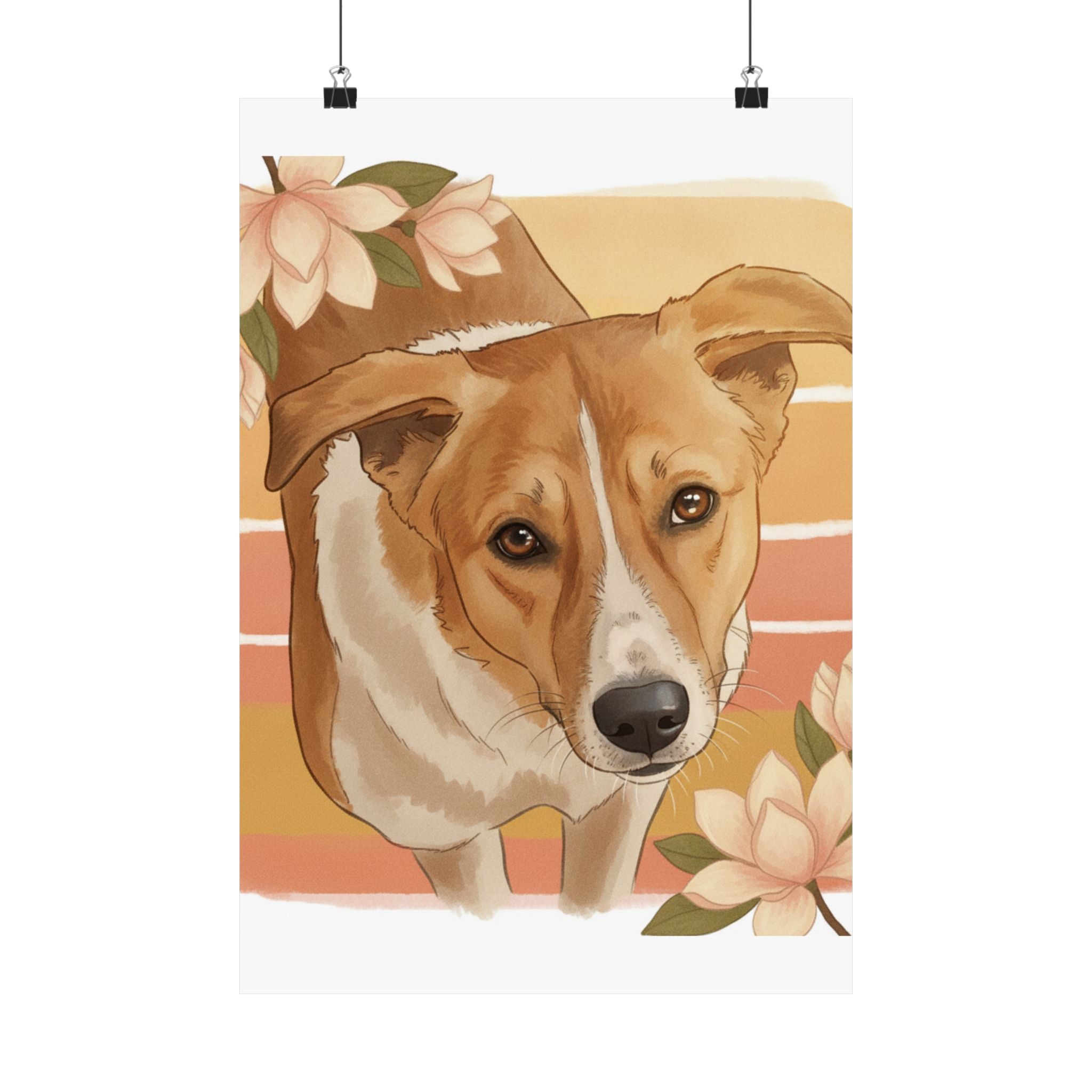 Southern Sunset — Dog — Matte Poster