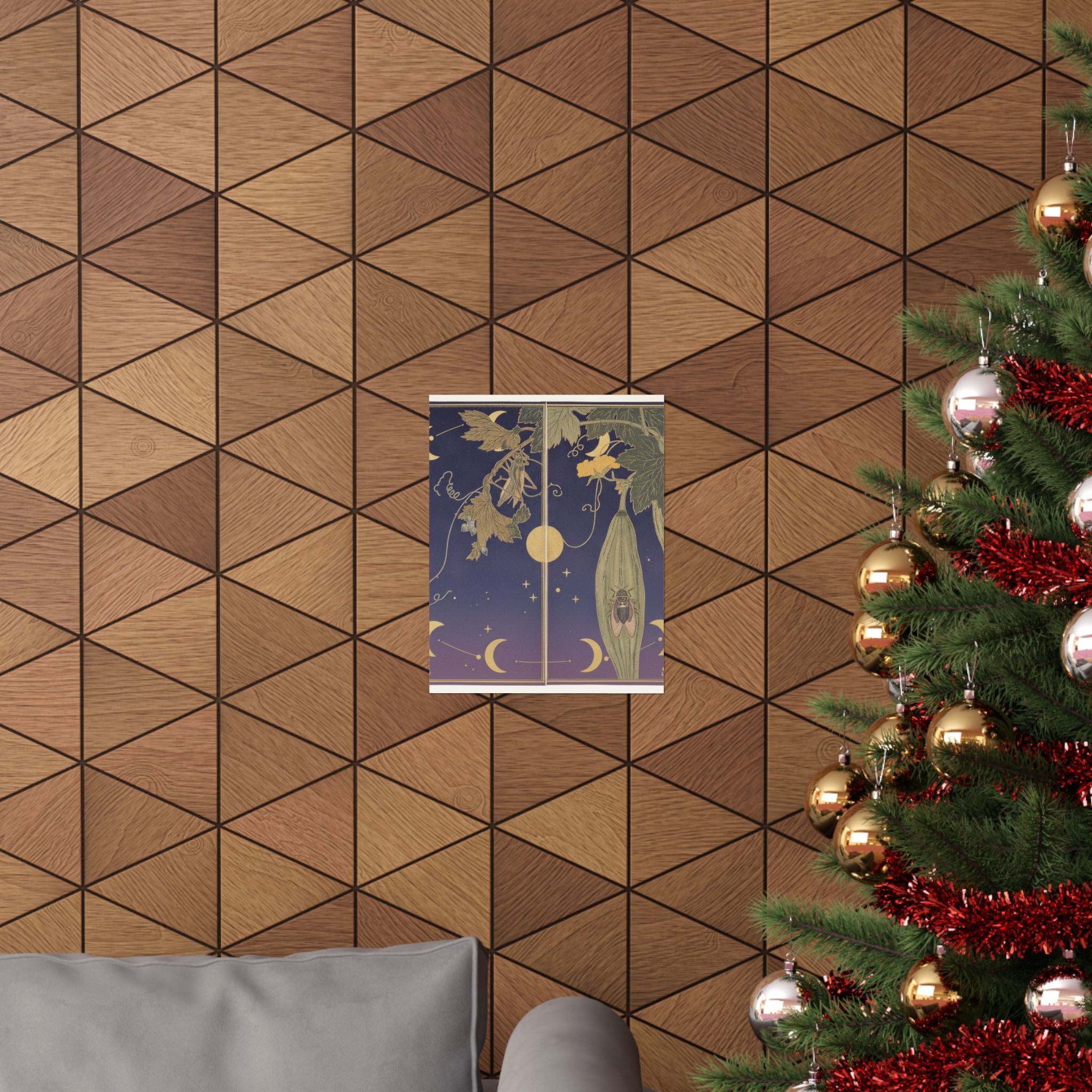 Celestial — Grasshopper (Kirigirisu); Cicada (Semi), From The Picture Book Of Crawling Creat — Matte Poster