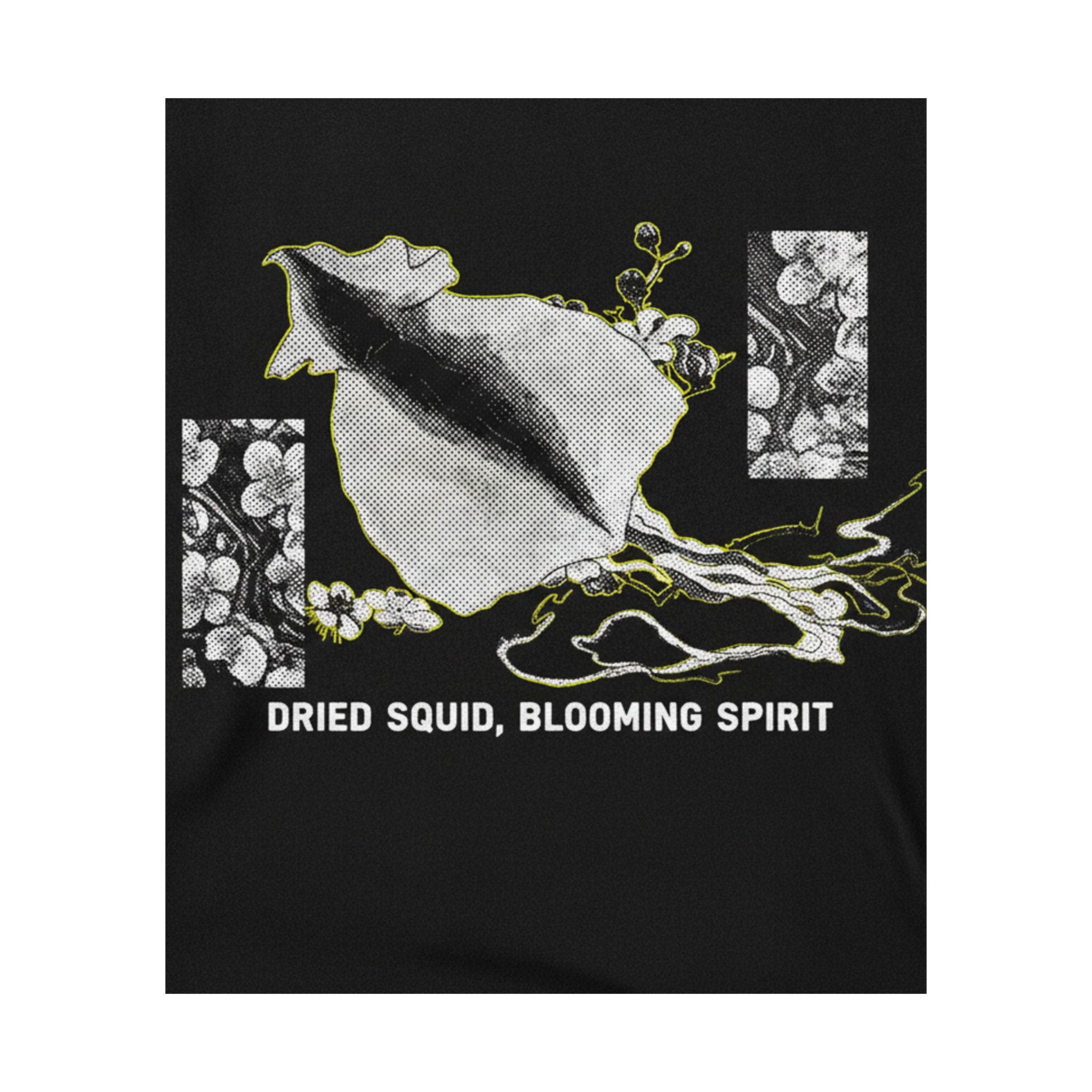Streetwear Collage — Dried Cuttle-Fish And Plum Blossoms — Matte Poster