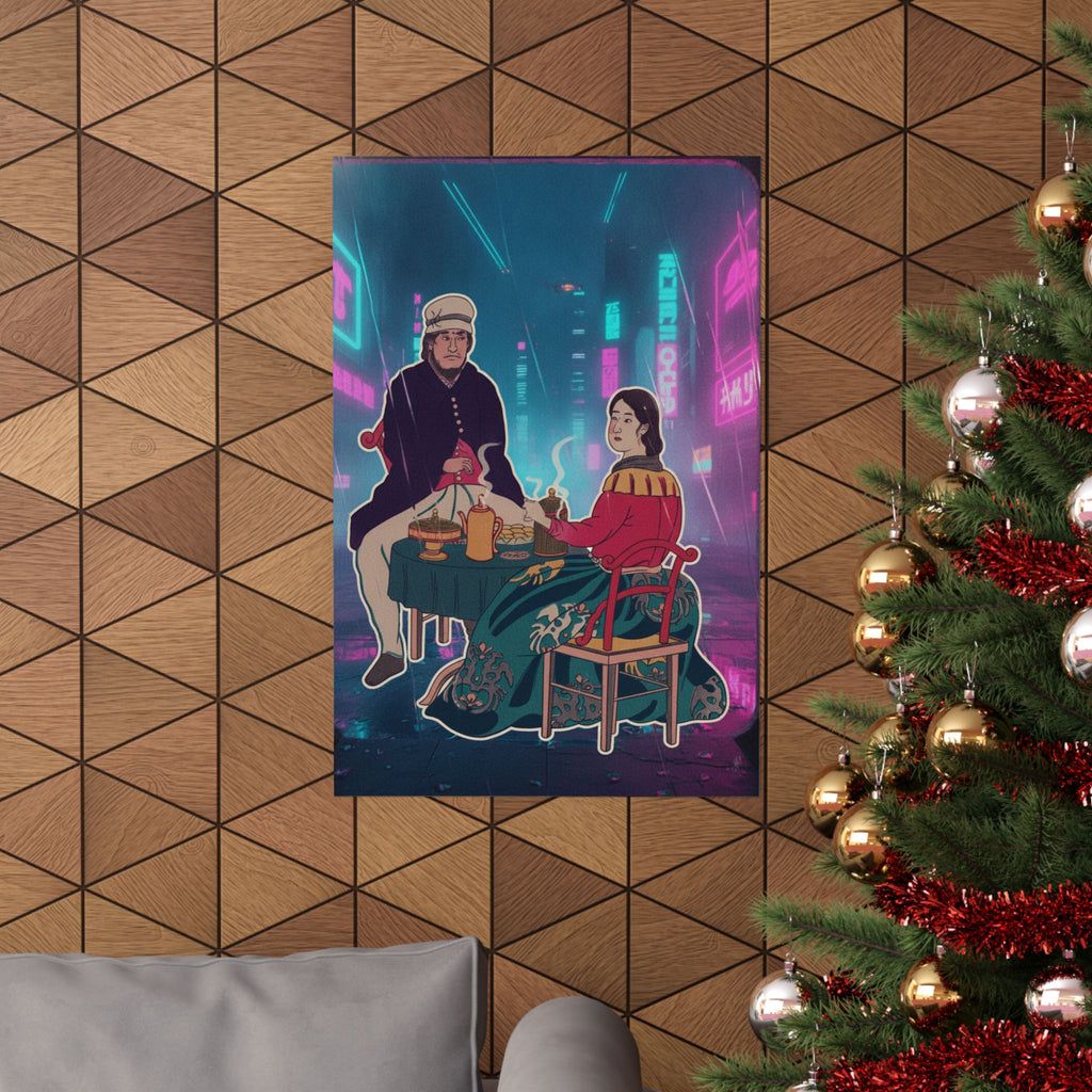 Neon Noir — Amerikajin — Matte Poster