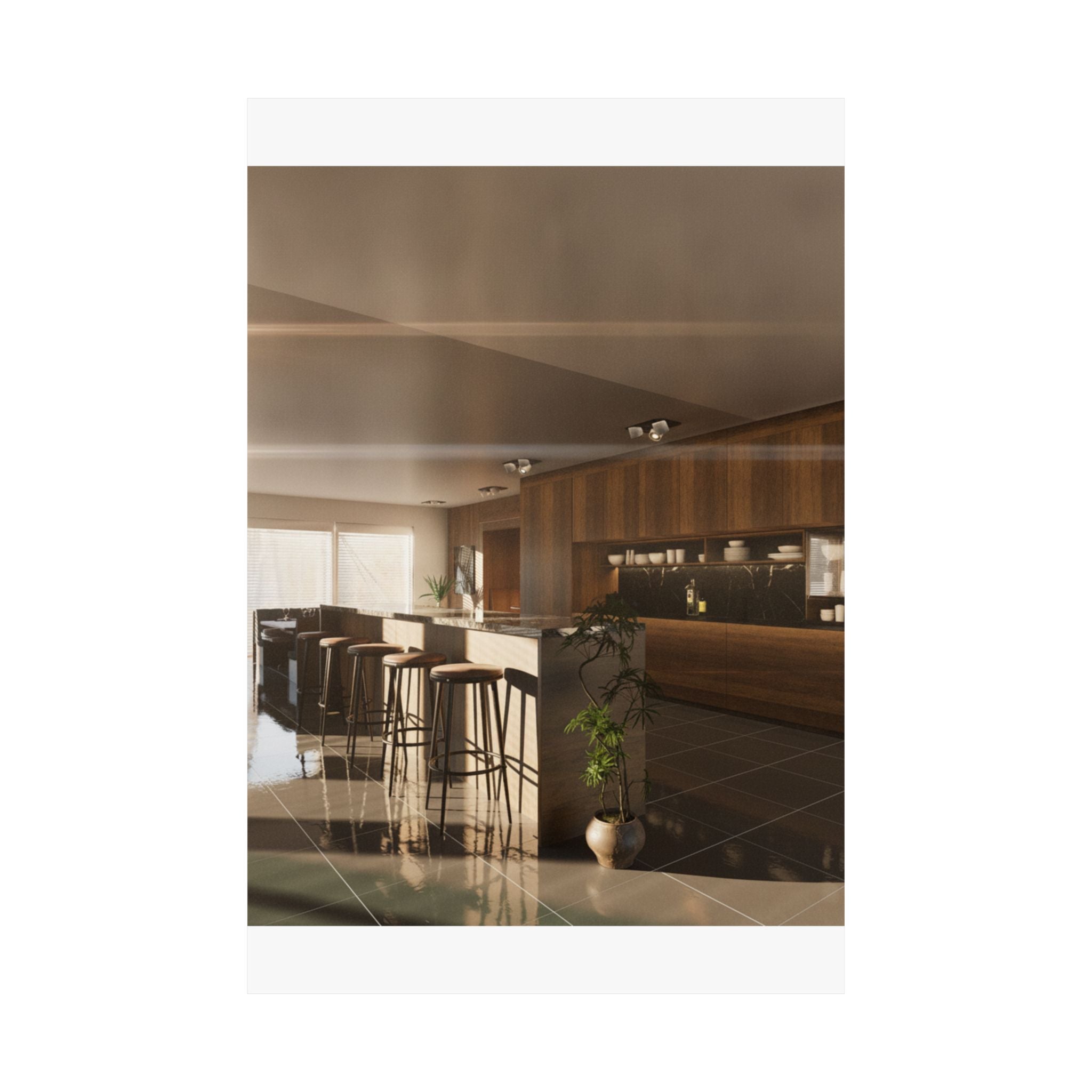 Cinematic — Kitchen — Matte Poster
