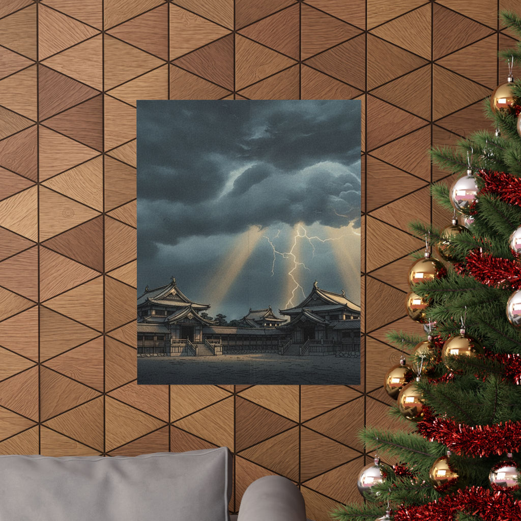 Dramatic Storm — The Inner Palace Of Chiyoda (Chiyoda No Ōoku) — Matte Poster