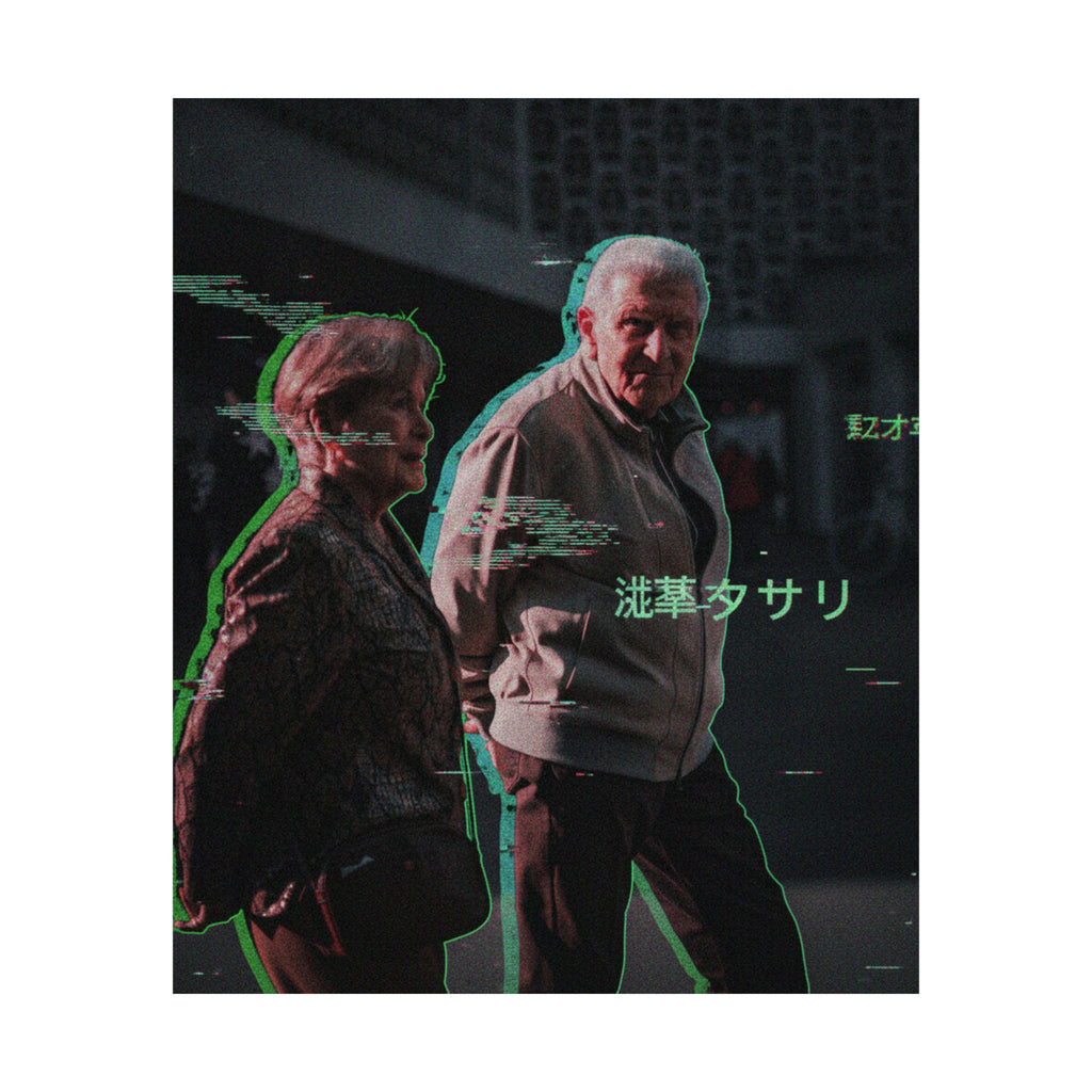 Glitch Culture — Person — Matte Poster