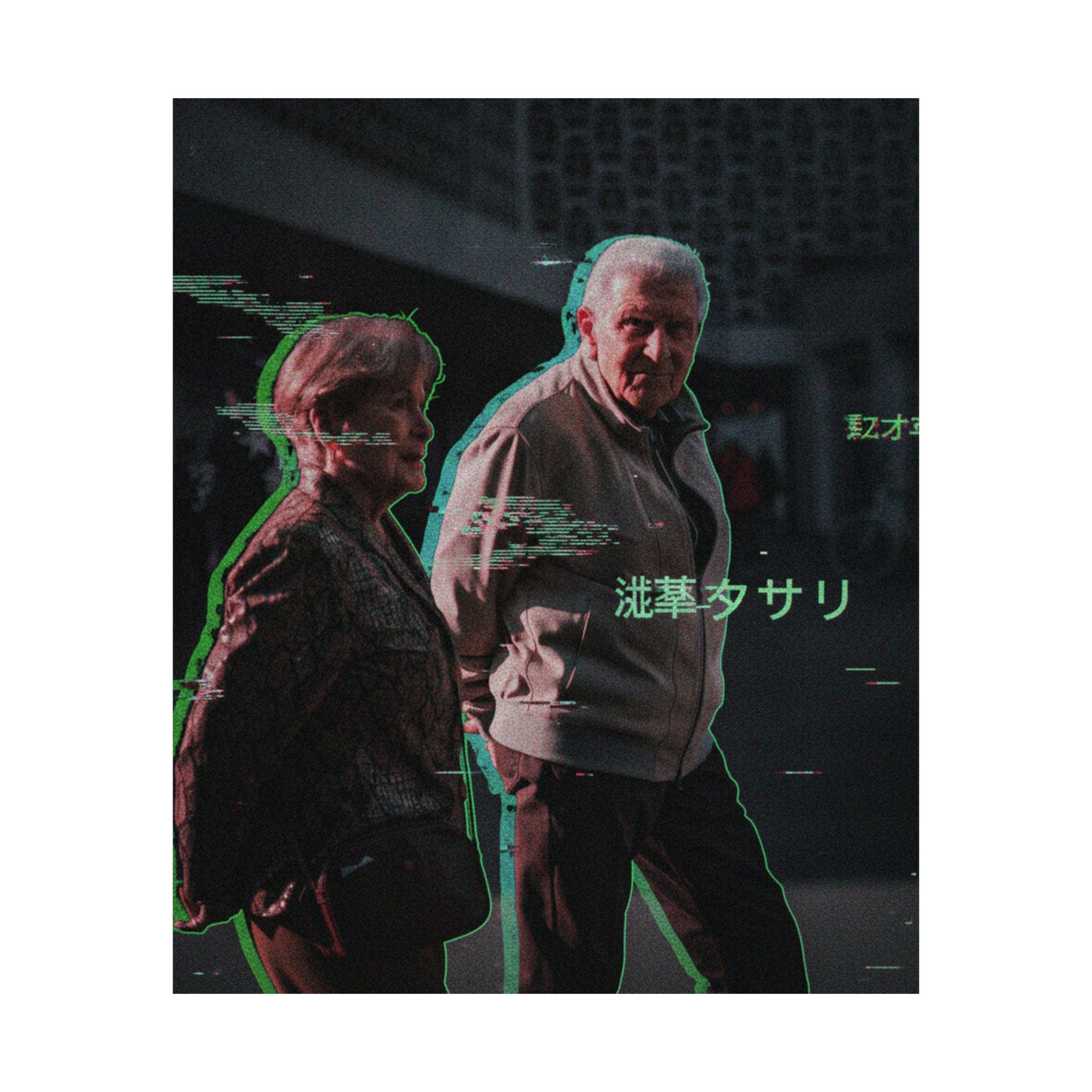 Glitch Culture — Person — Matte Poster