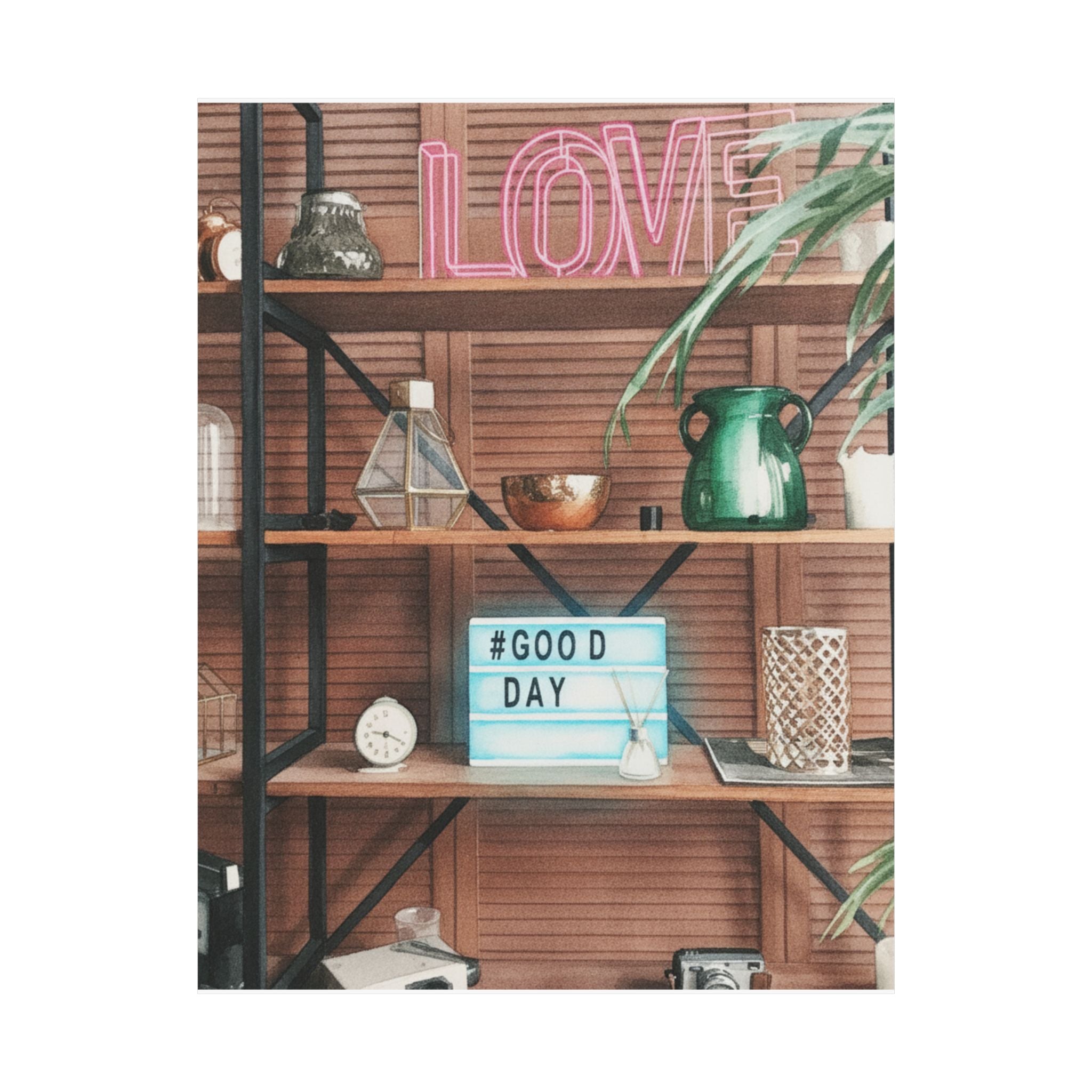 Watercolor — Home — Matte Poster