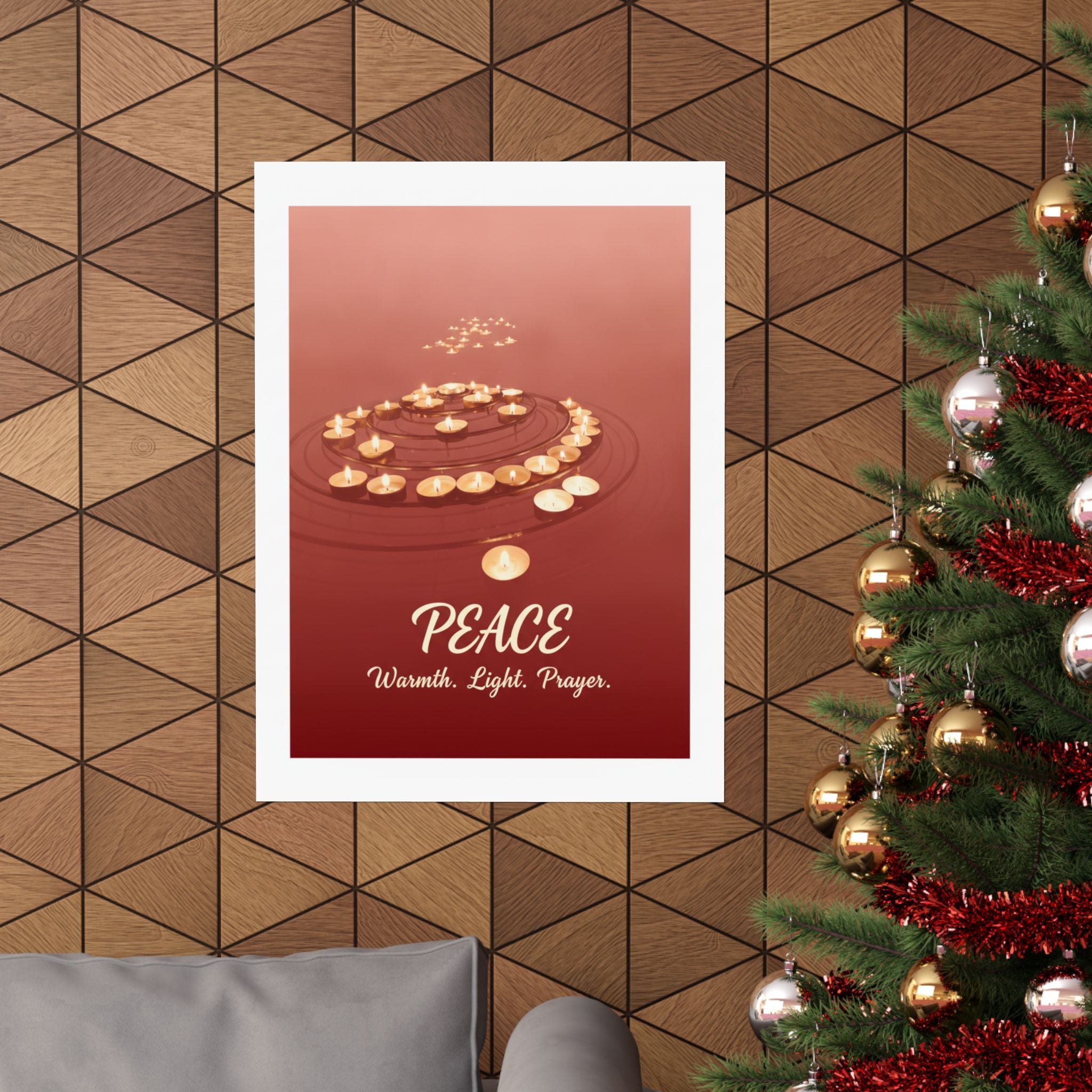Affirmation — Candle — Matte Poster