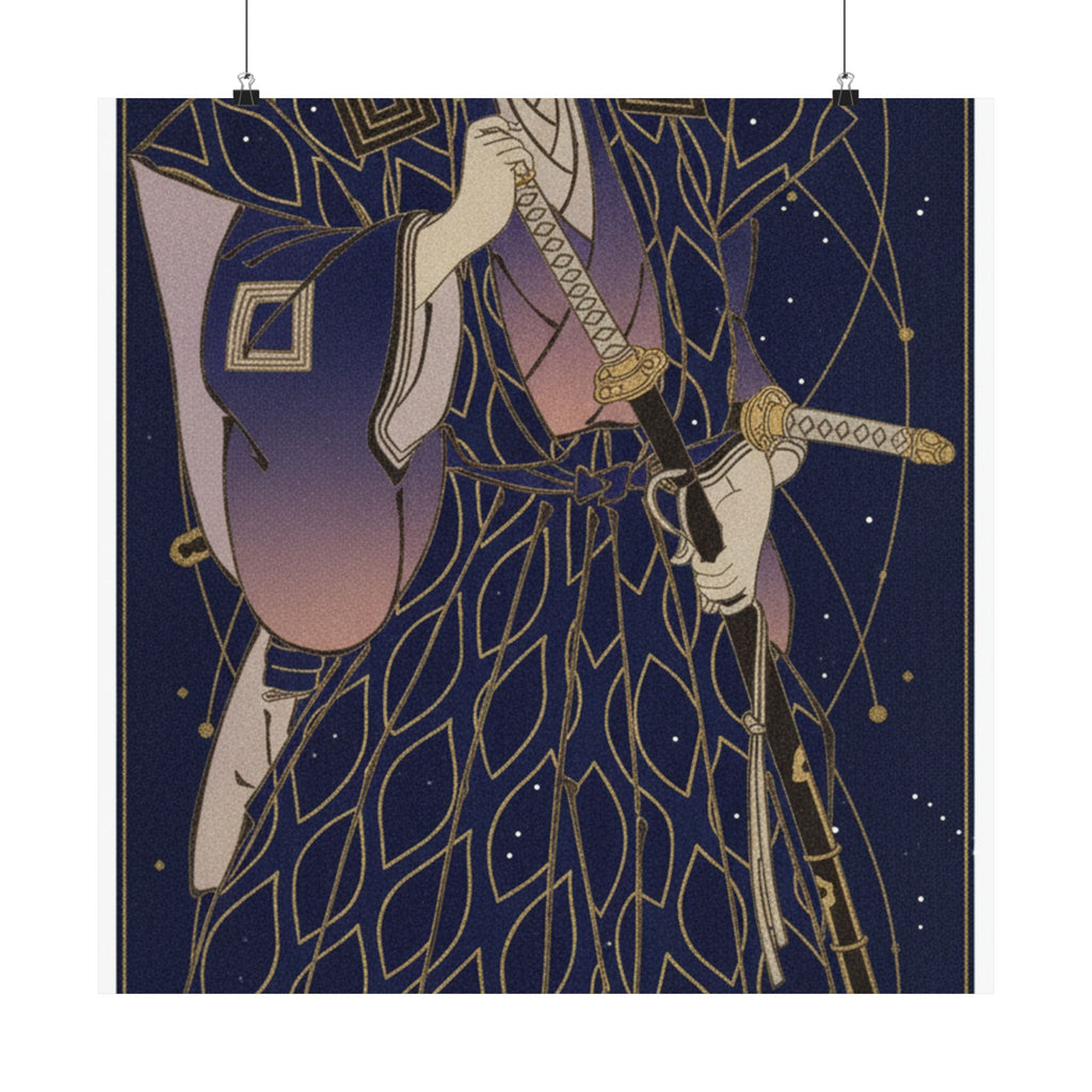 Celestial — Ichikawa Danjuro Vi As Funa Bansaku,Son Of Fuwa Banzayemon — Matte Poster