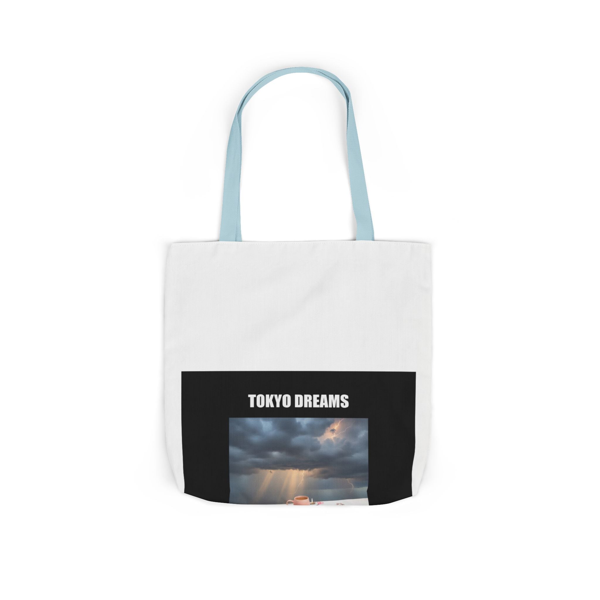 TOKYO DREAMS Storm Sky Photo Canvas Tote Bag
