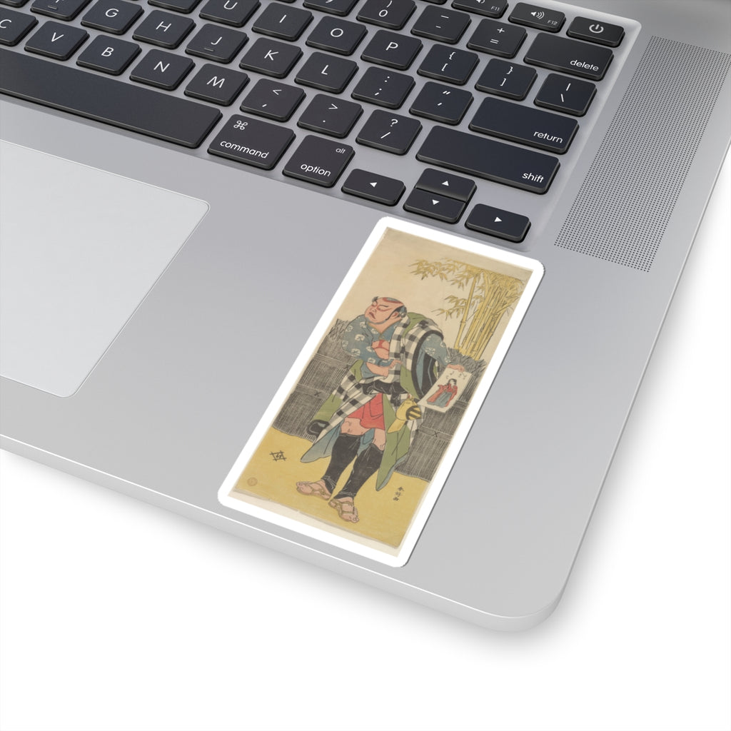 Watercolor — Kabuki Actor Kataoka Nizaemon Vii — Kiss-Cut Sticker
