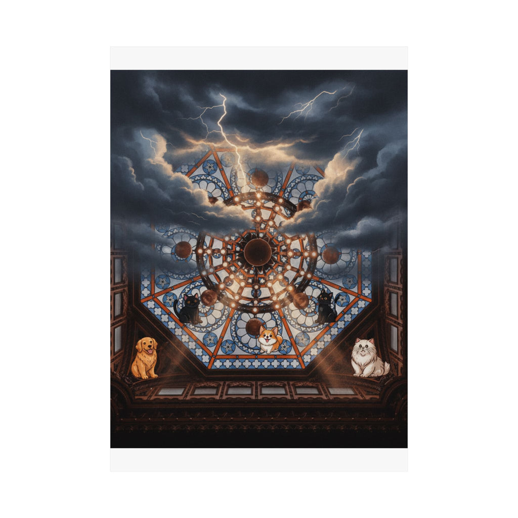 Dramatic Storm — Ceiling — Matte Poster