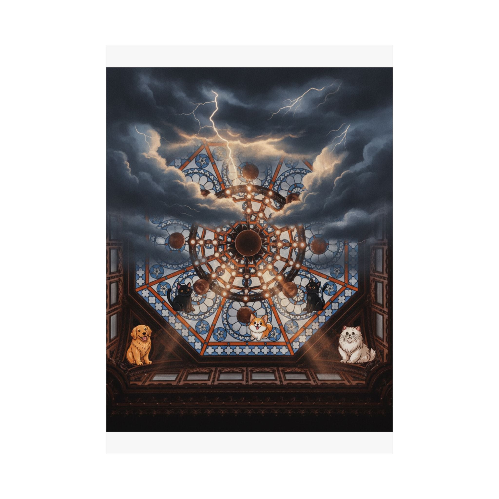 Dramatic Storm — Ceiling — Matte Poster