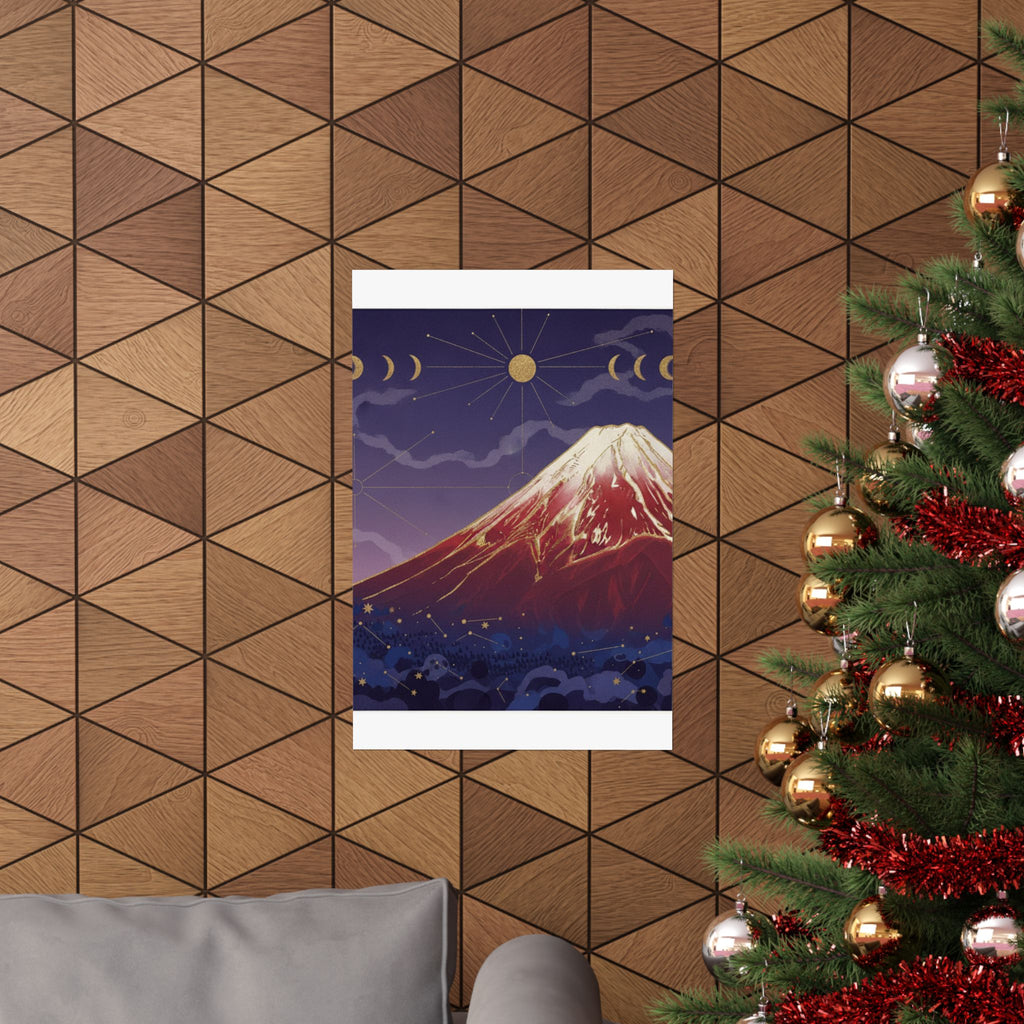 Celestial — South Wind, Clear Sky (Gaifū Kaisei), Also Known As Red Fuji, From The Series Th — Matte Poster