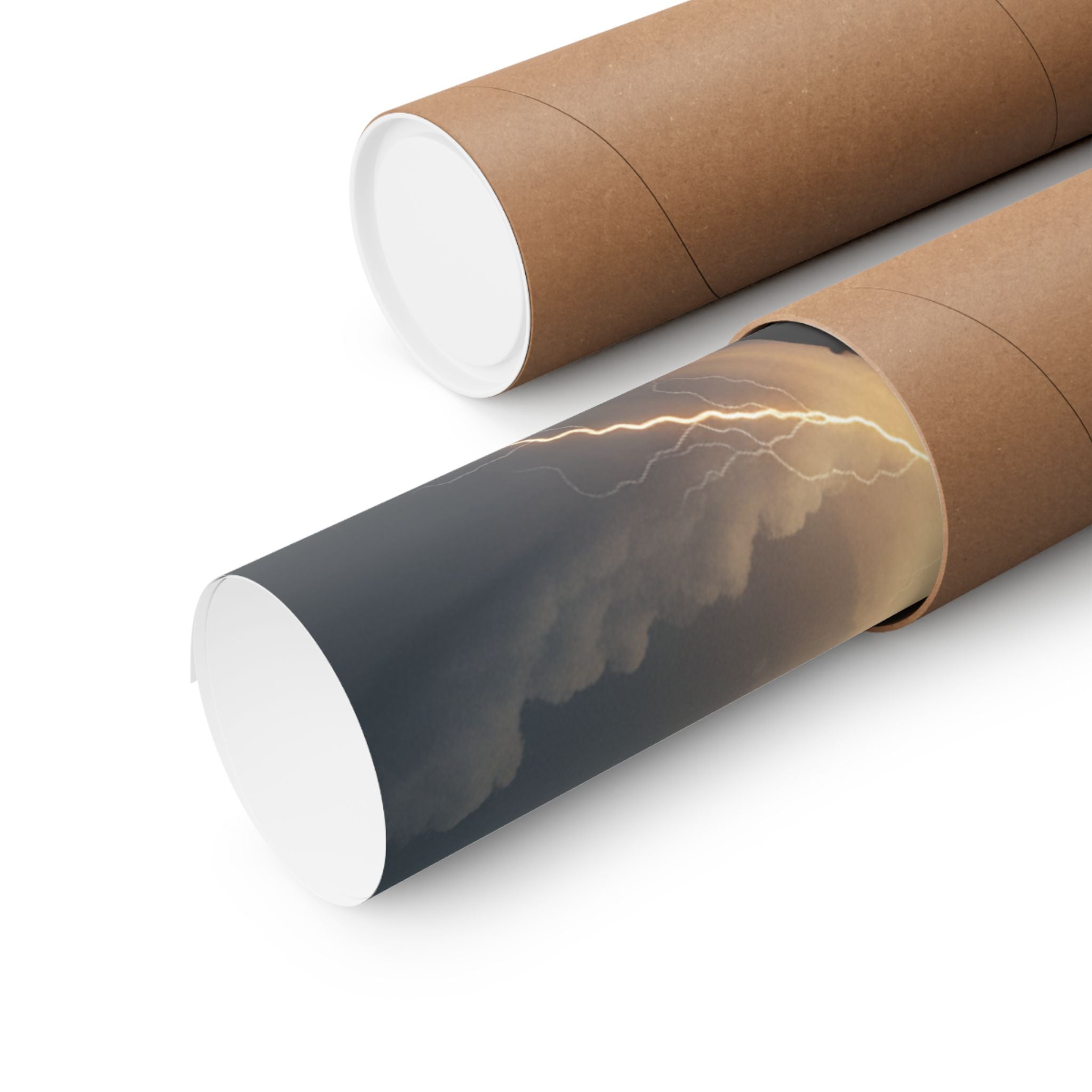 Dramatic Storm — Person — Matte Poster