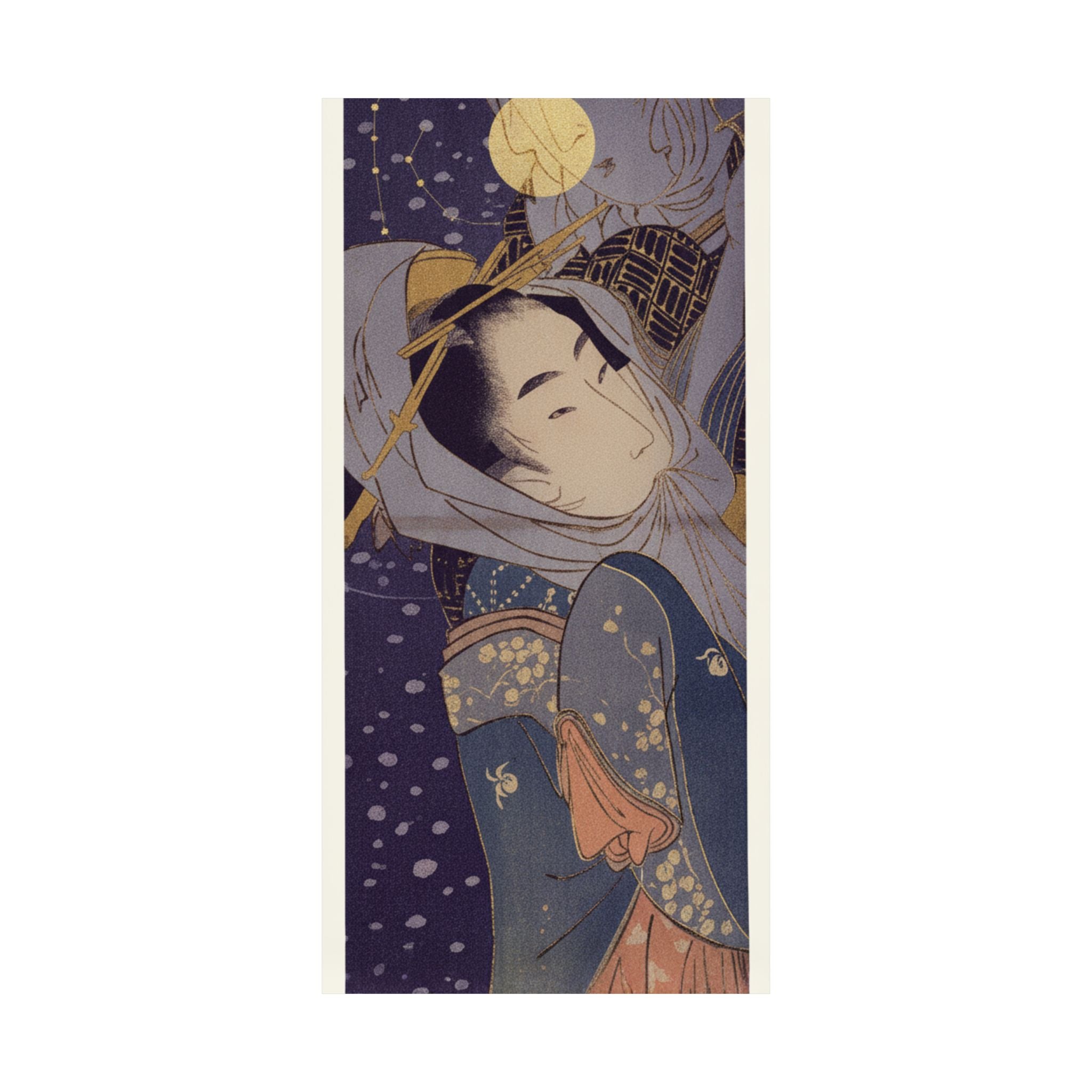 Celestial — Girl And Lover In Snow — Matte Poster