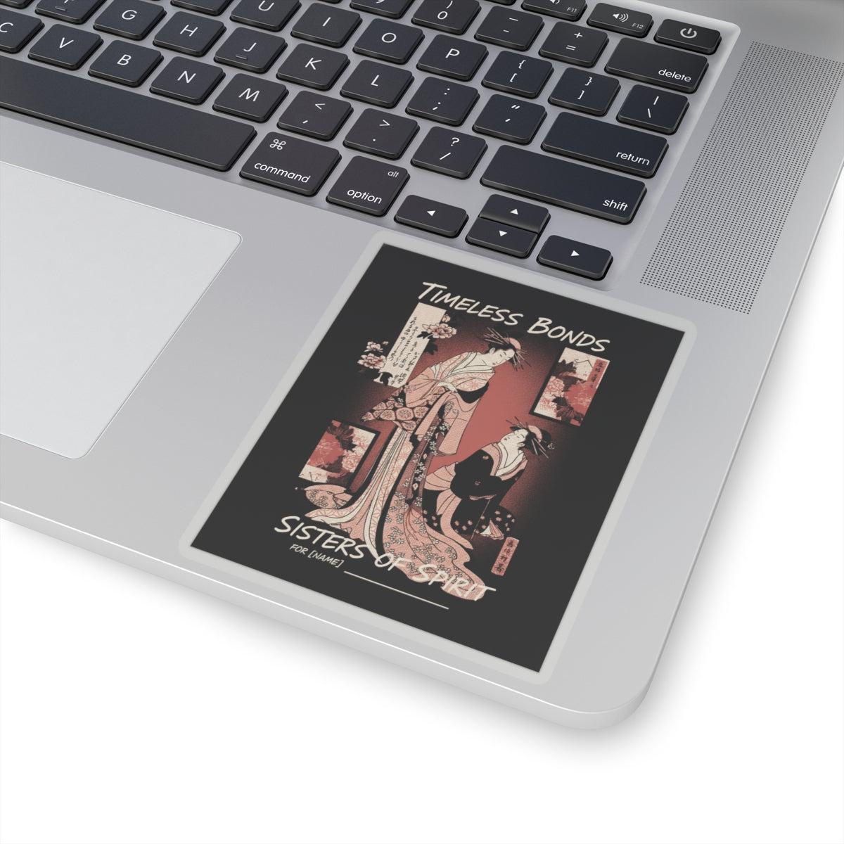 Streetwear Collage — Courtesan And Her Maid — Kiss-Cut Sticker