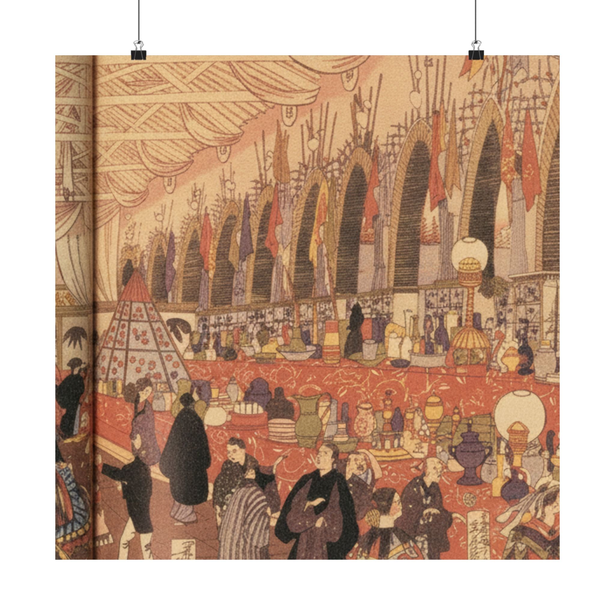 Southern Sunset — Picture Of A Prosperous English Trading Firm In Yokohama — Matte Poster