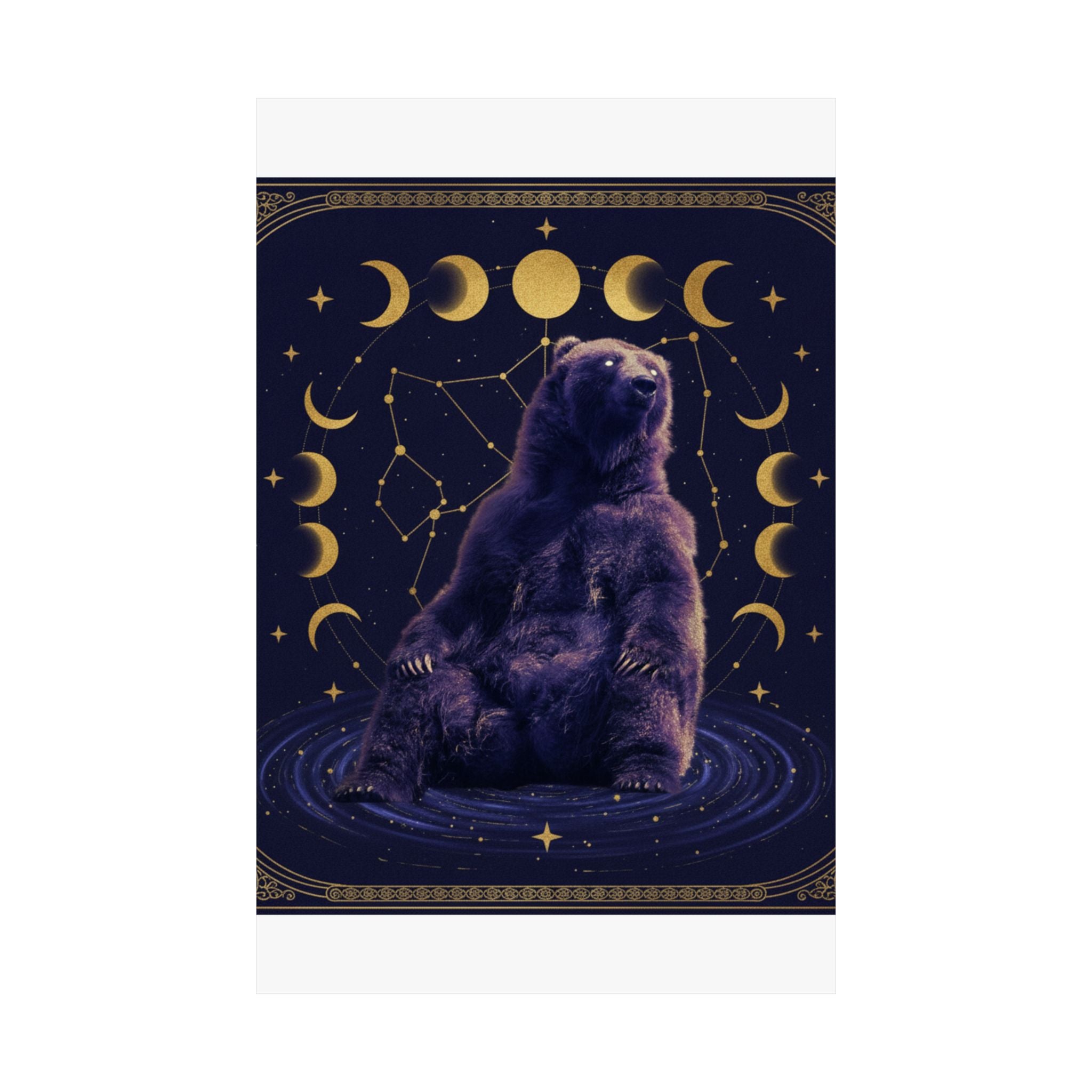 Celestial — Bear — Matte Poster
