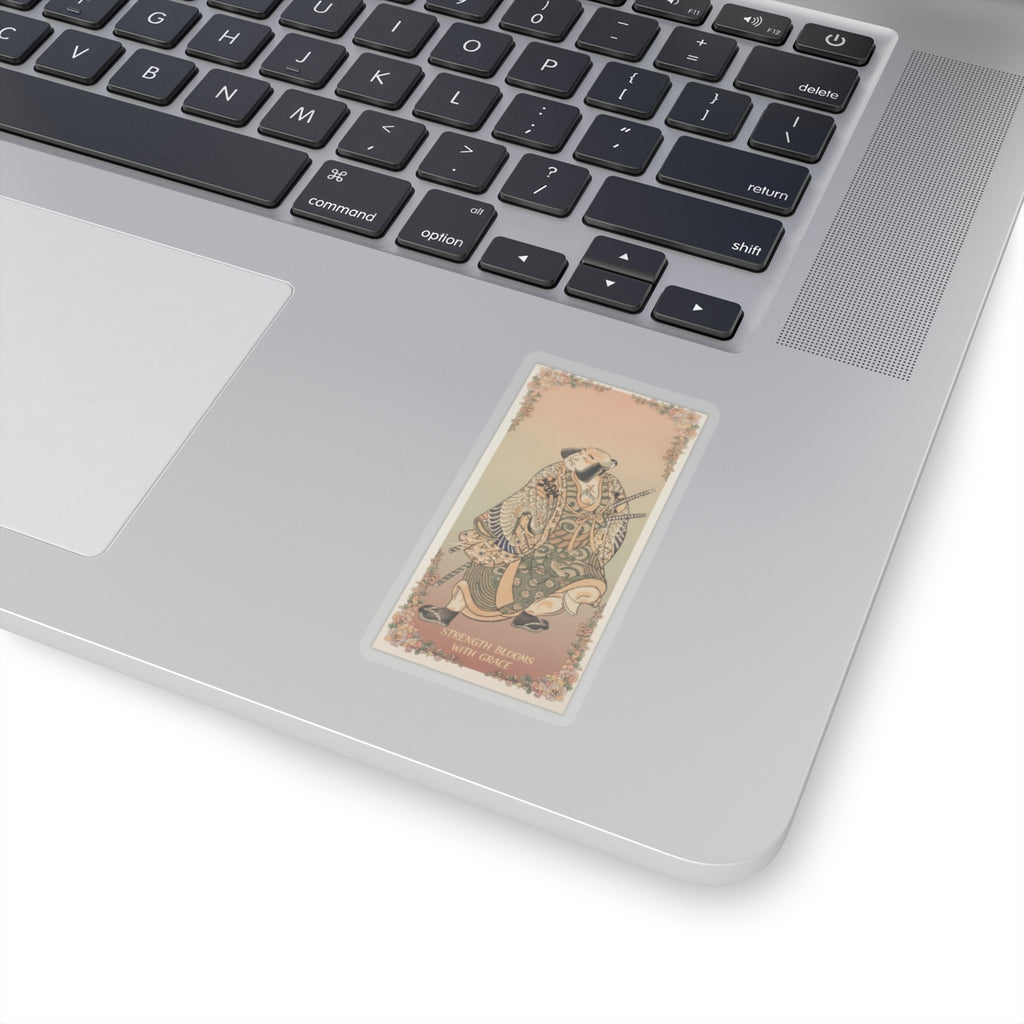 Affirmation — The Actor Nakamura Nakazo As A Warrior — Kiss-Cut Sticker
