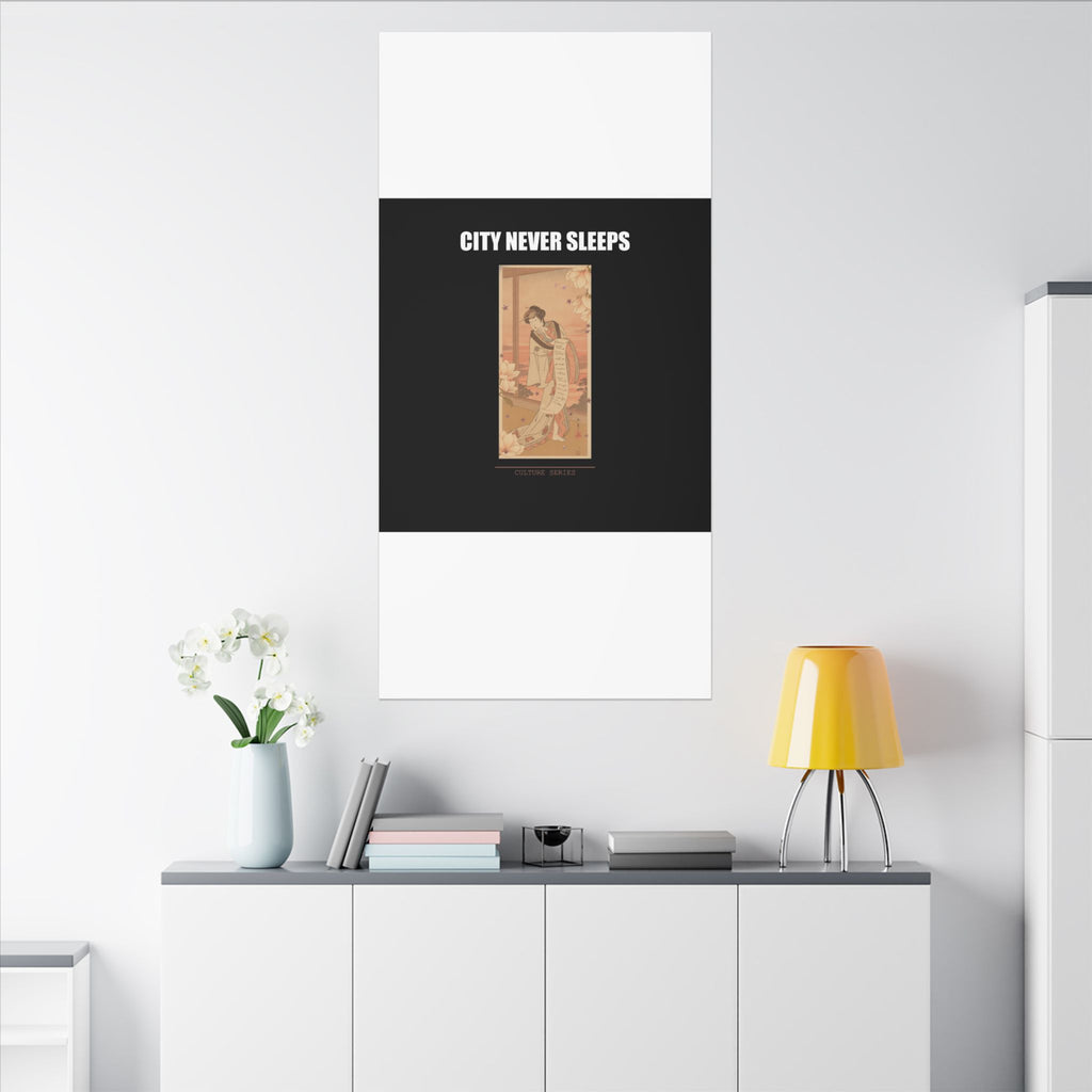 STREET CERTIFIED | The Second Yamashito Kinsaku As A Courtesan Standing In A Room — Matte Canvas