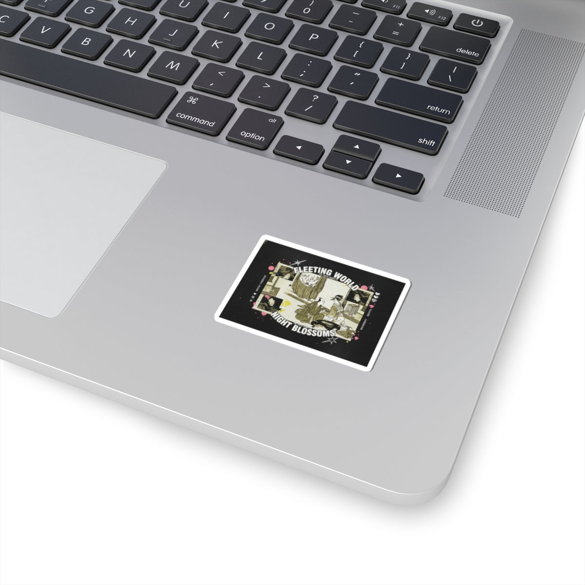 Streetwear Collage — Courtesan With Client Before A Tokonoma Alcove — Kiss-Cut Sticker