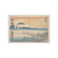 Affirmation — Sailing Boats Returning To Yabase, Lake Biwa — Kiss-Cut Sticker