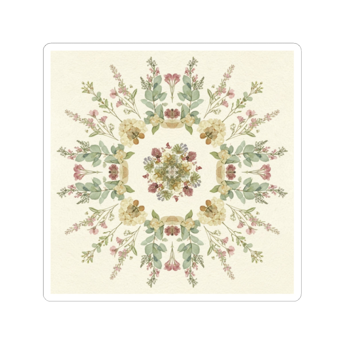 Botanical kiss-cut sticker — product view 4