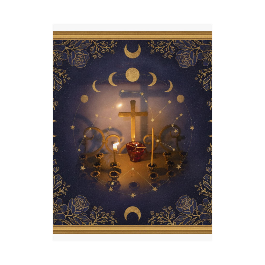 Celestial — Candle — Matte Poster