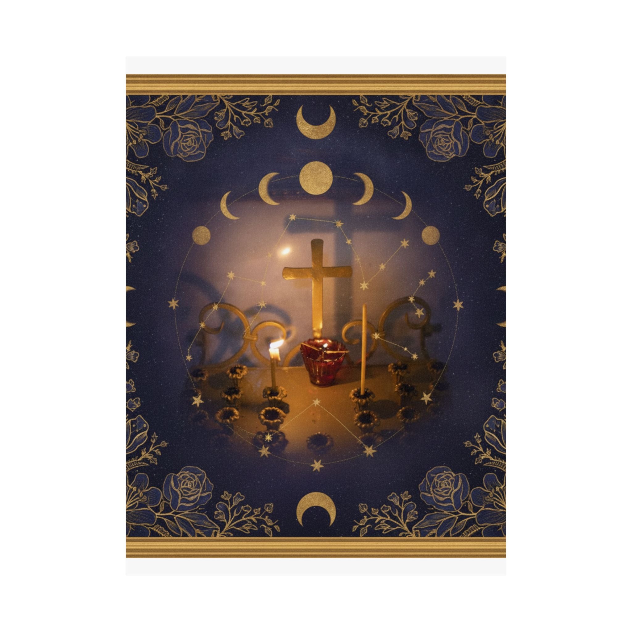 Celestial — Candle — Matte Poster