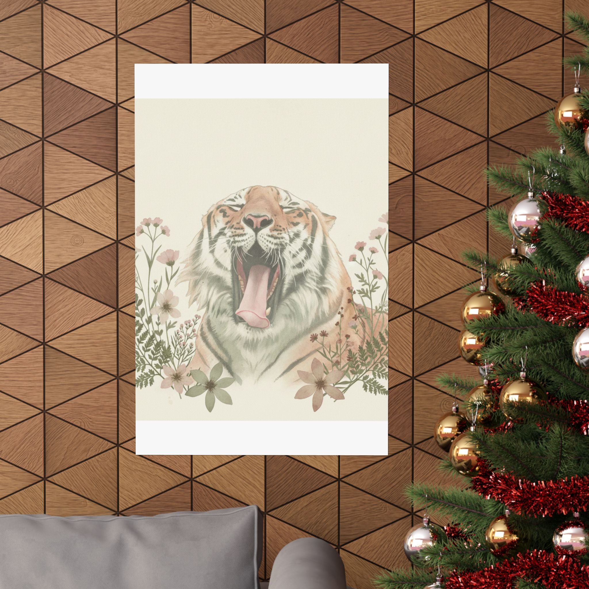 Botanical — Tiger — Matte Poster