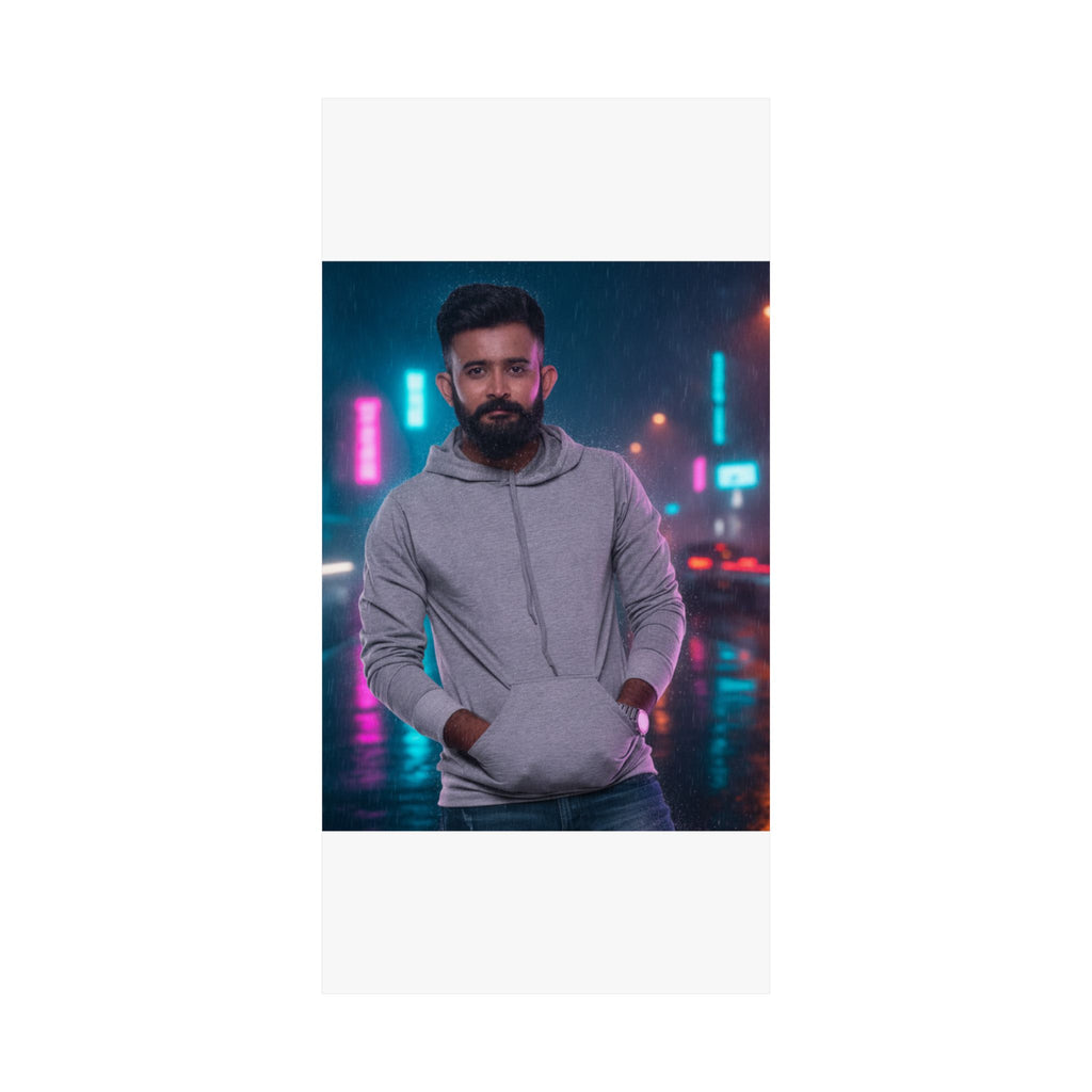 Neon Noir — Person — Matte Poster
