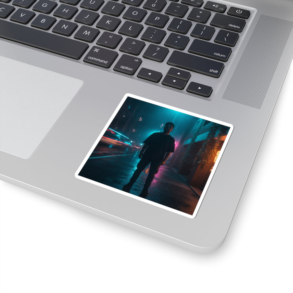 Neon Noir kiss-cut sticker — product view 15