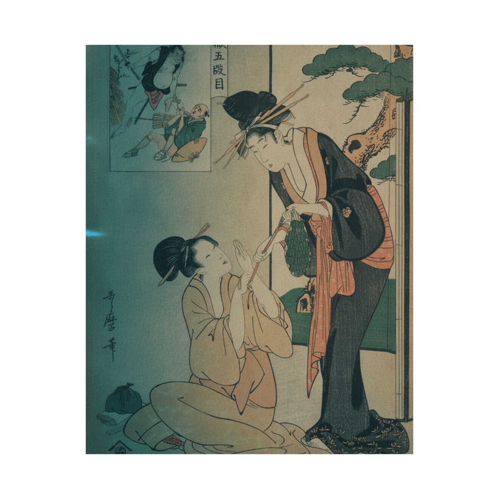 Cinematic — A Woman Snatching A Bag Of Sweetmeats From Her Mother — Matte Poster