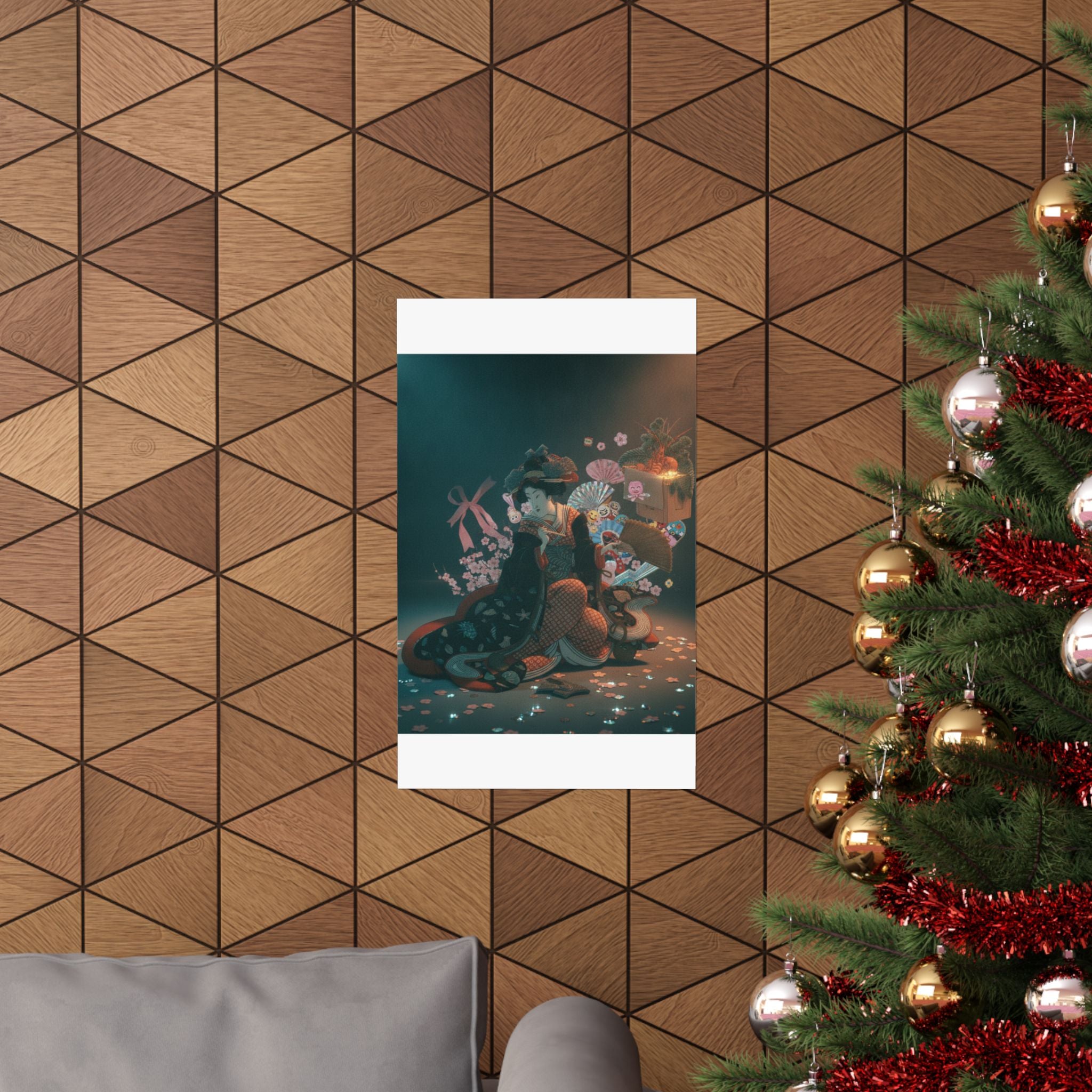 Cinematic — Courtesan And New Year Decoration — Matte Poster