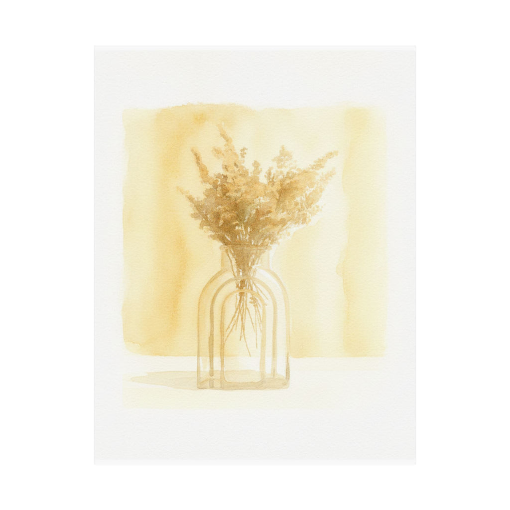 Watercolor — Flowers — Matte Poster