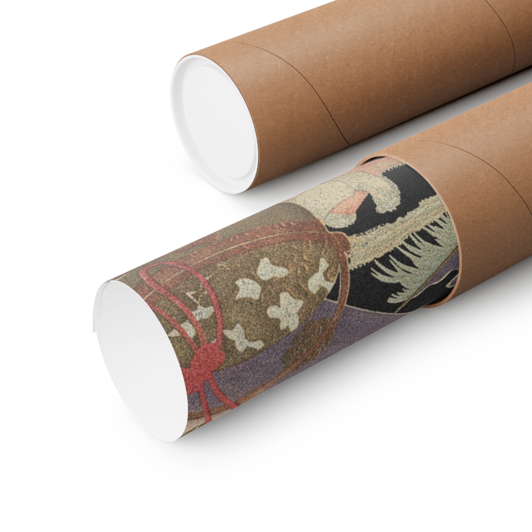 Vintage Bootleg — Scroll Painting Of Horse — Matte Poster