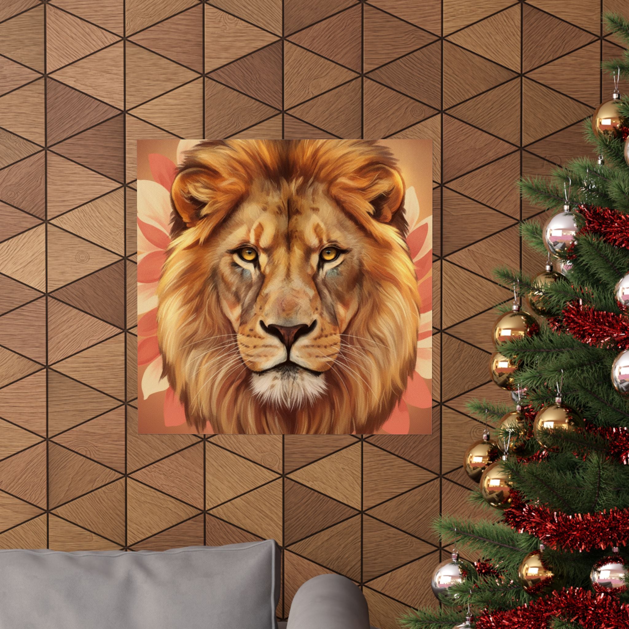 Southern Sunset — Lion — Matte Poster