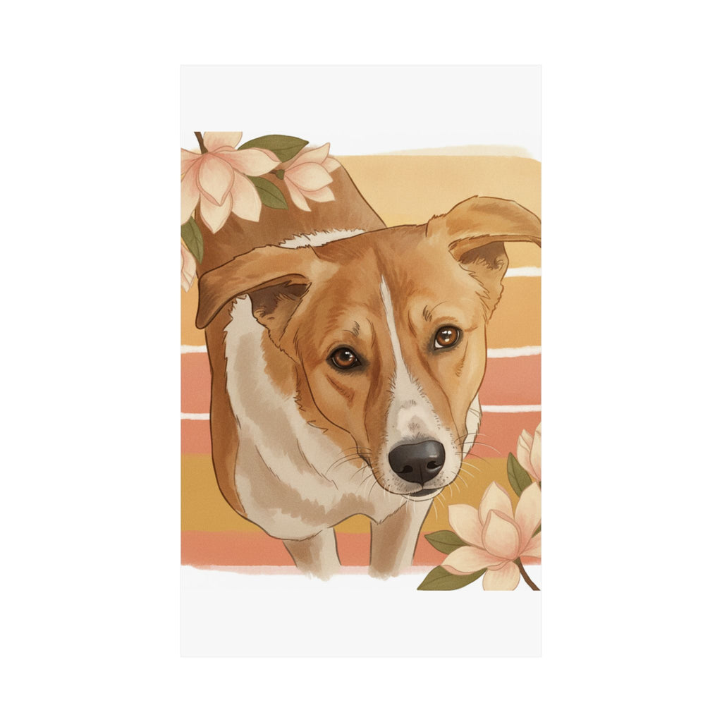 Southern Sunset — Dog — Matte Poster