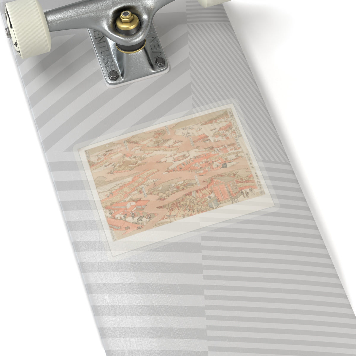 Watercolor — Edo Hakkei No Zu — Kiss-Cut Sticker