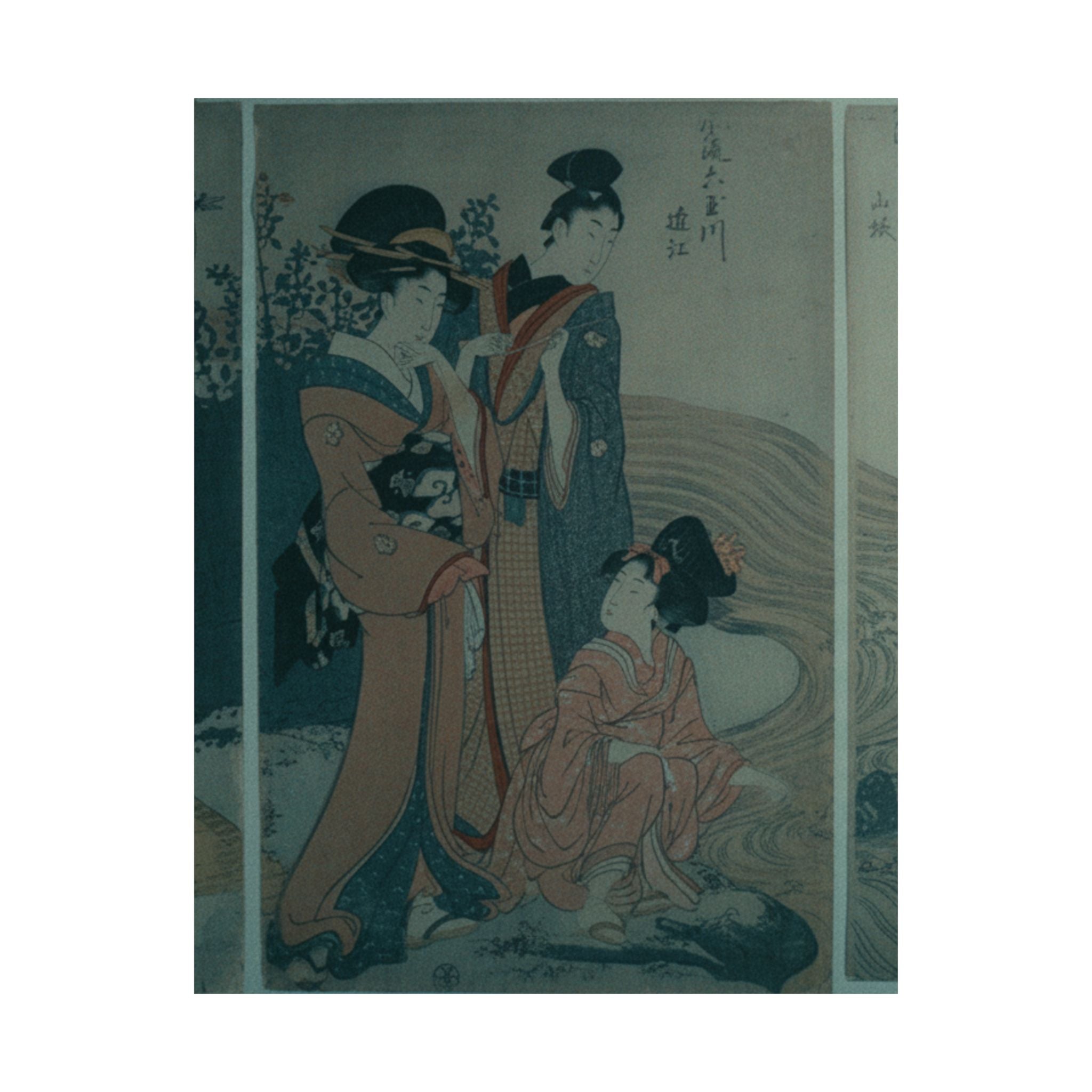 Cinematic — Women And Children On The Banks Of A Stream — Matte Poster