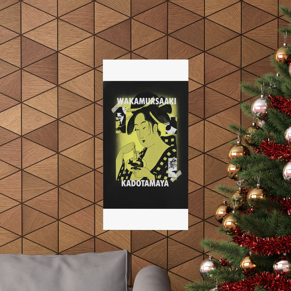 Streetwear Collage — Wakamurasaki Of The Kadotamaya — Matte Poster