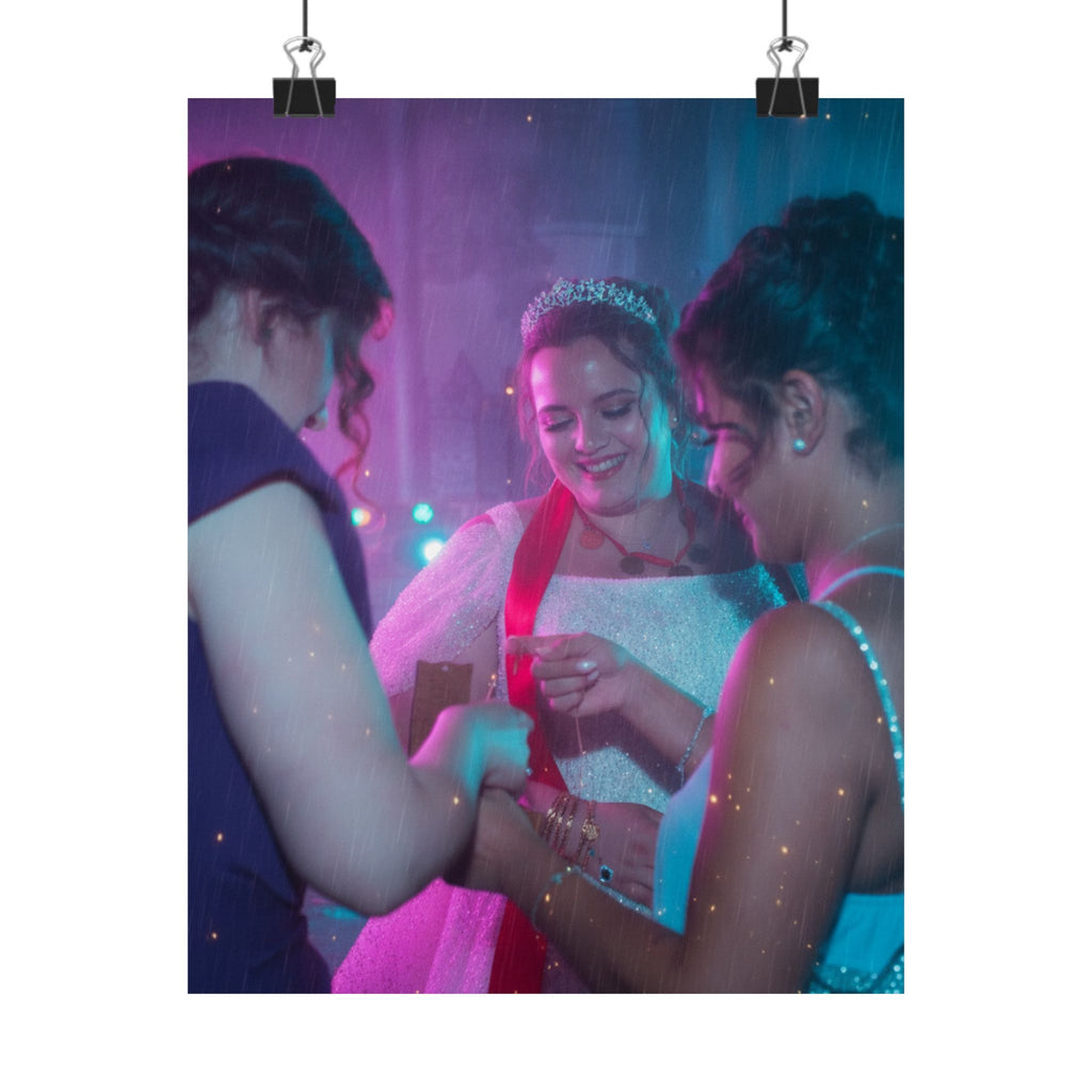 Neon Noir — Person — Matte Poster
