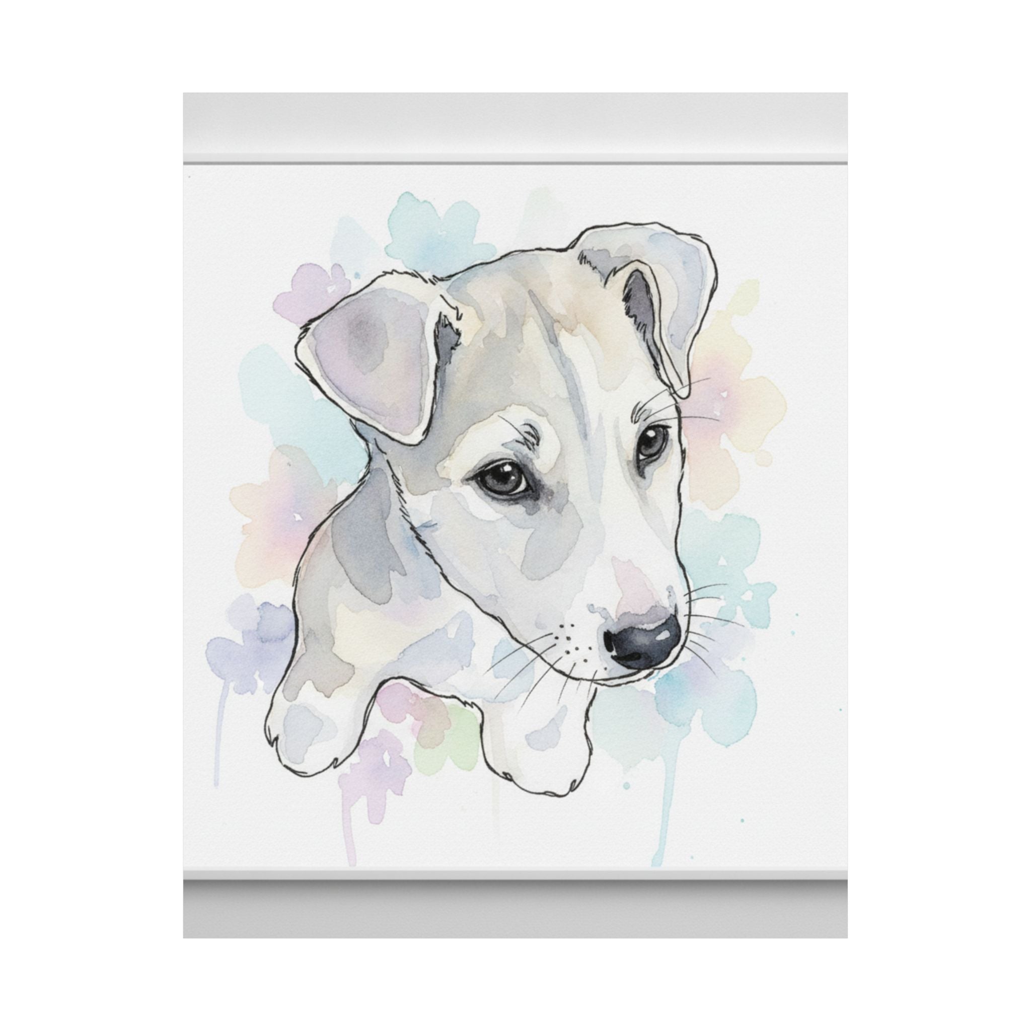 Watercolor — Dog — Matte Poster