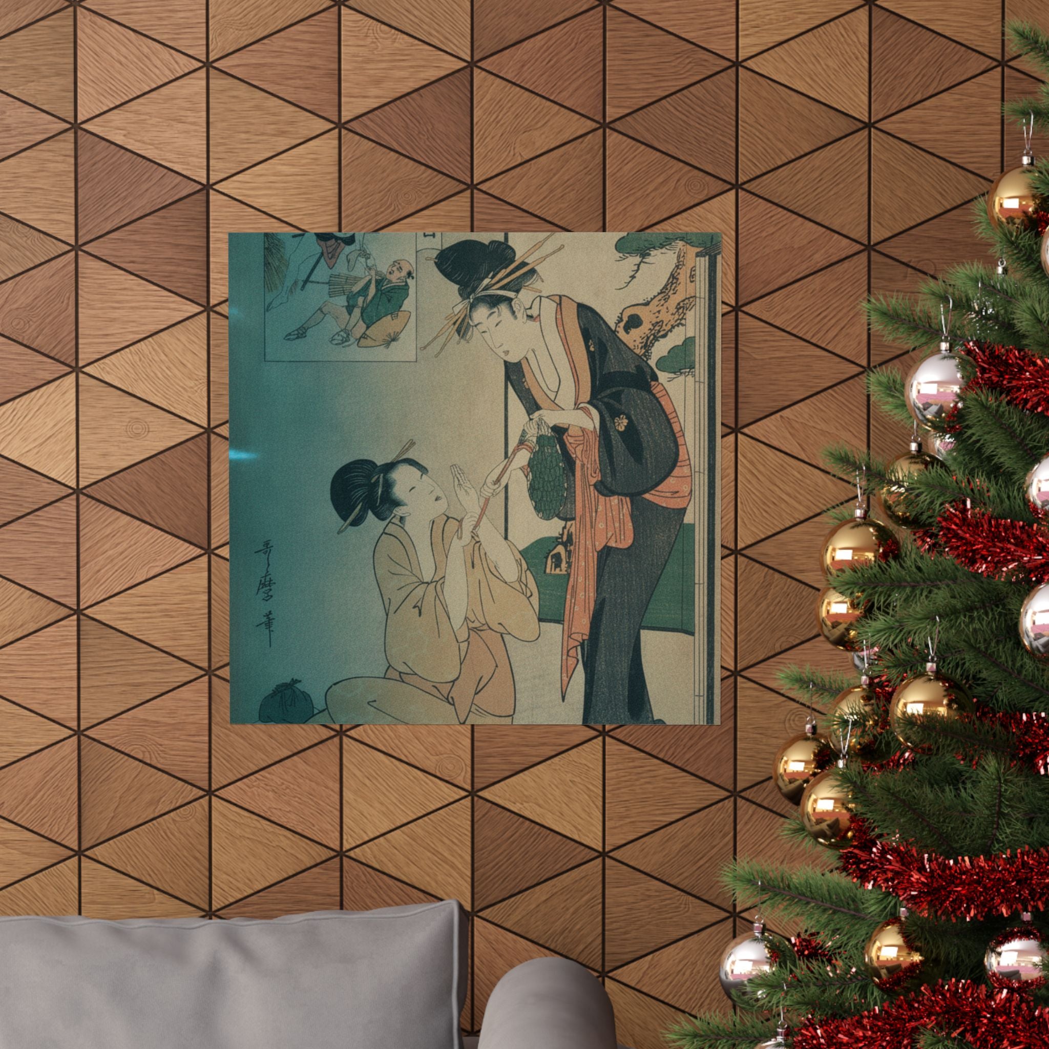 Cinematic — A Woman Snatching A Bag Of Sweetmeats From Her Mother — Matte Poster
