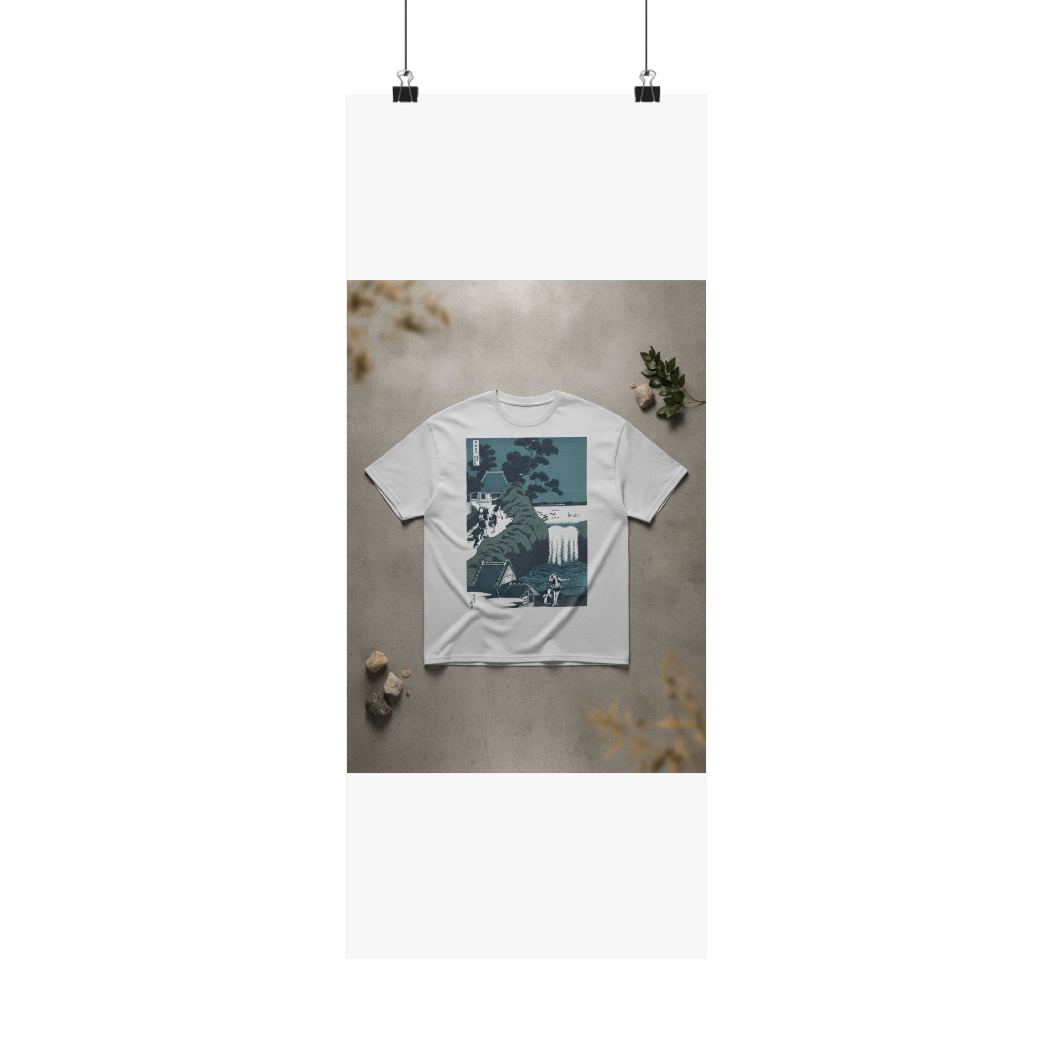 Product Marketing — Fall Of Aoiga Oka, Yedo — Matte Poster