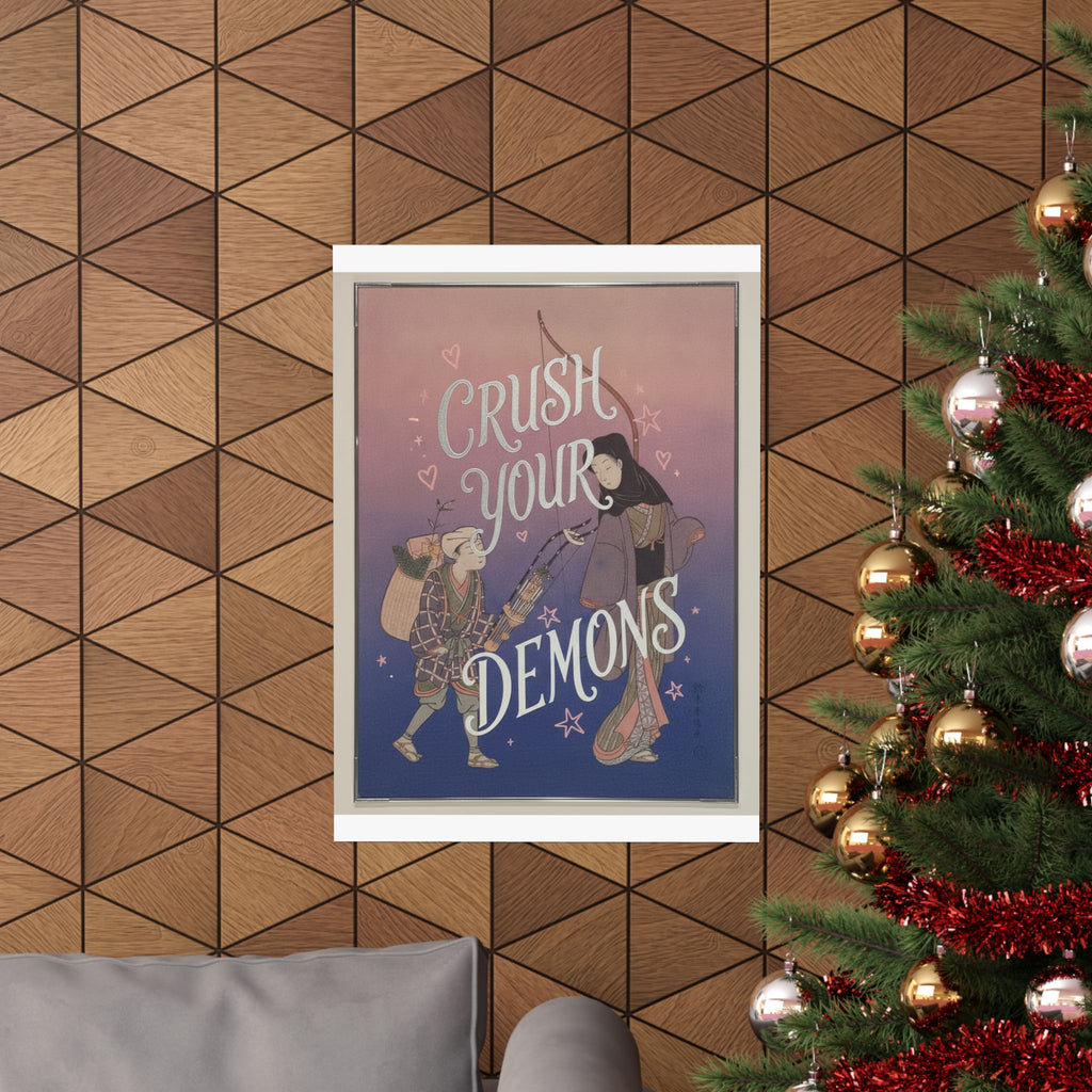 Affirmation — Demon-Crushing Bow — Matte Poster
