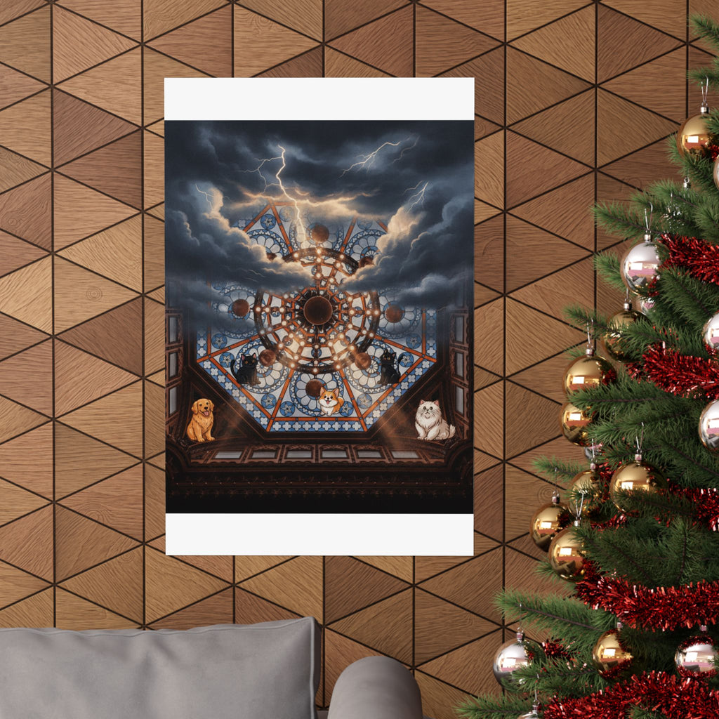 Dramatic Storm — Ceiling — Matte Poster